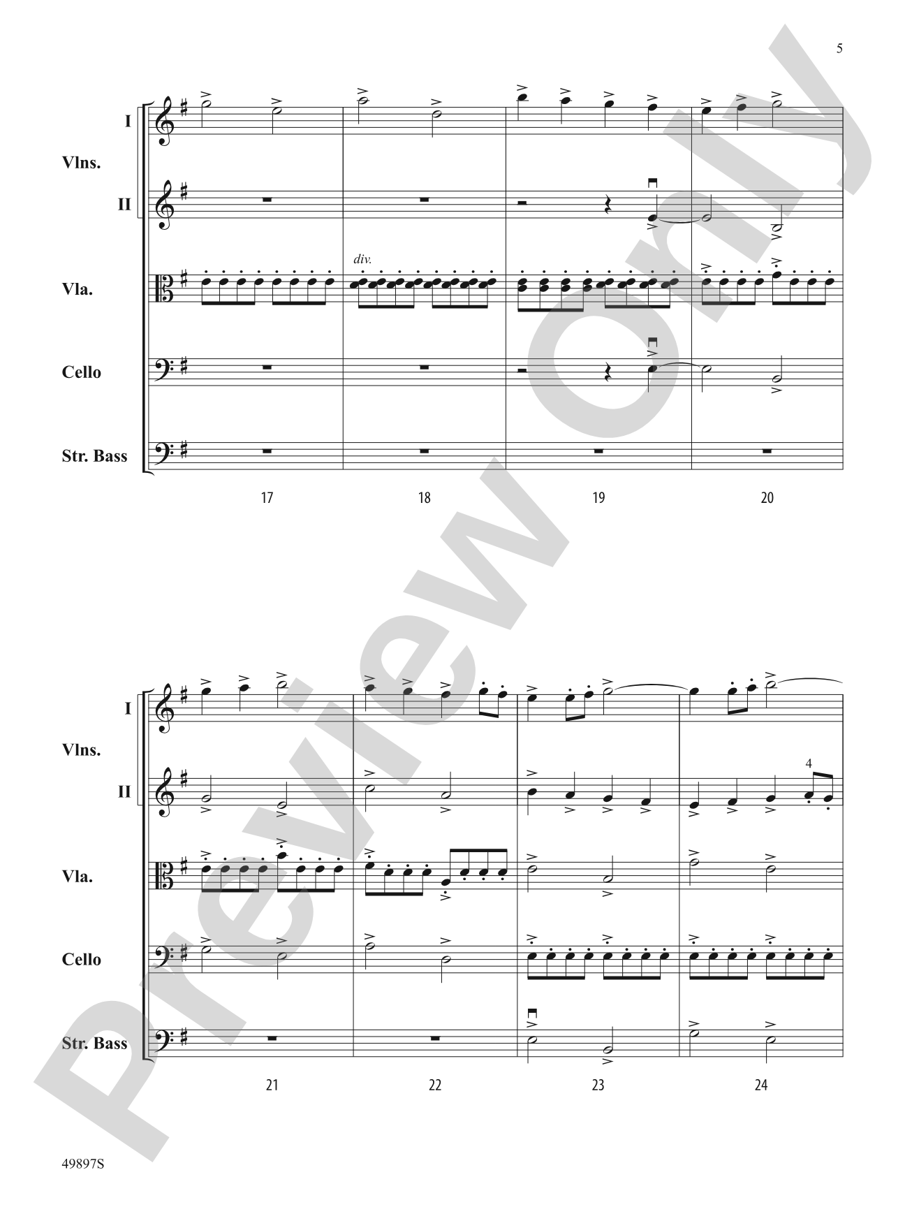 A Utopian Fantasia: String Orchestra Conductor Score & Parts