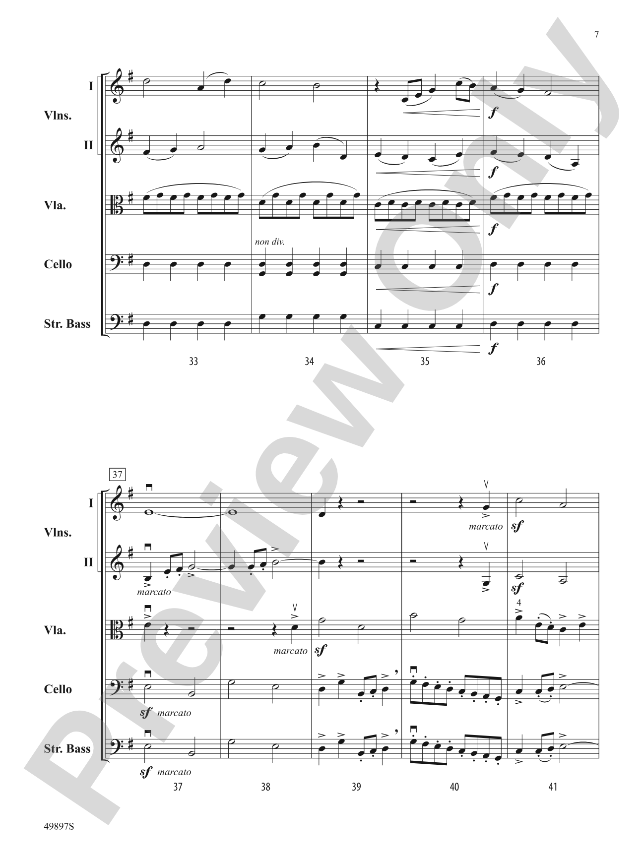 A Utopian Fantasia: String Orchestra Conductor Score & Parts