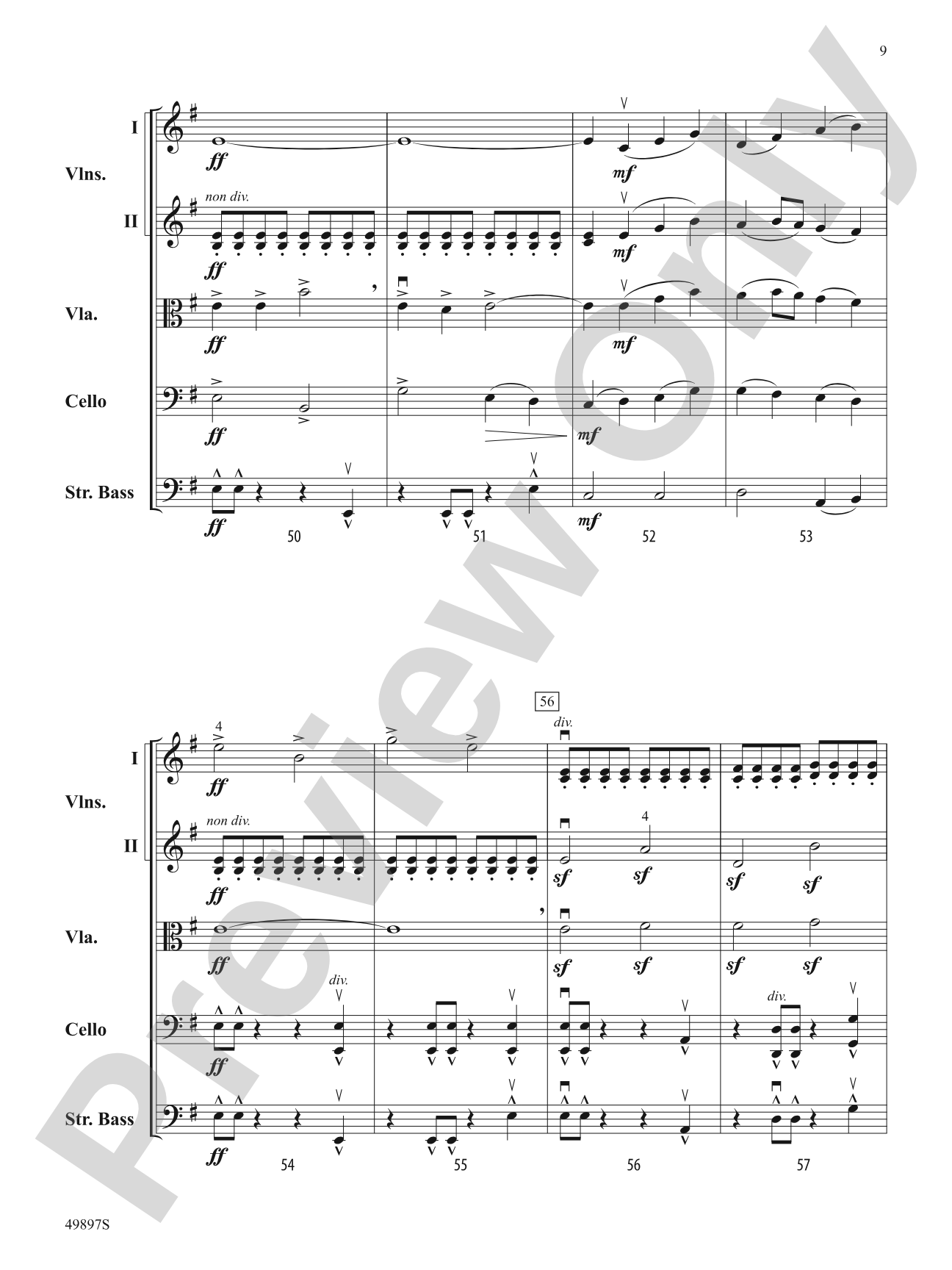 A Utopian Fantasia: String Orchestra Conductor Score & Parts