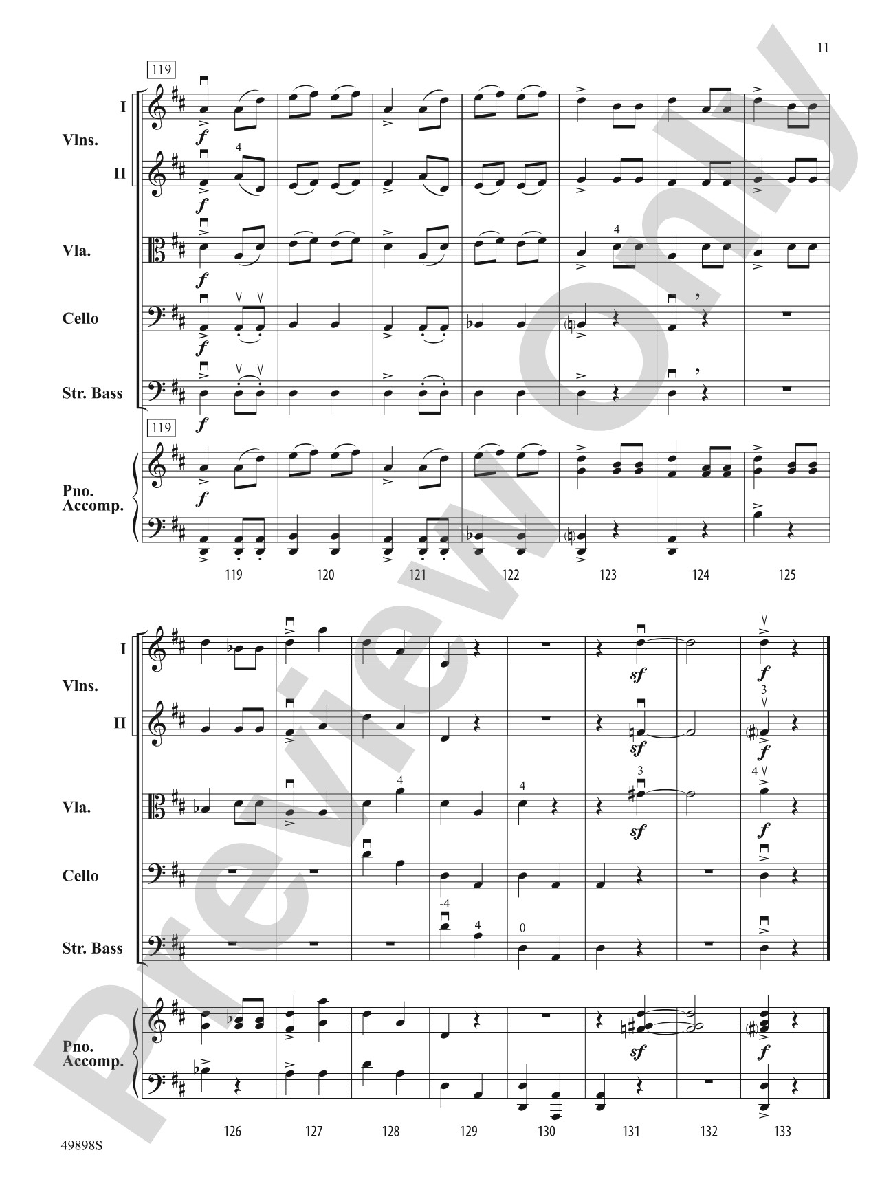 Danse: String Orchestra Conductor Score & Parts