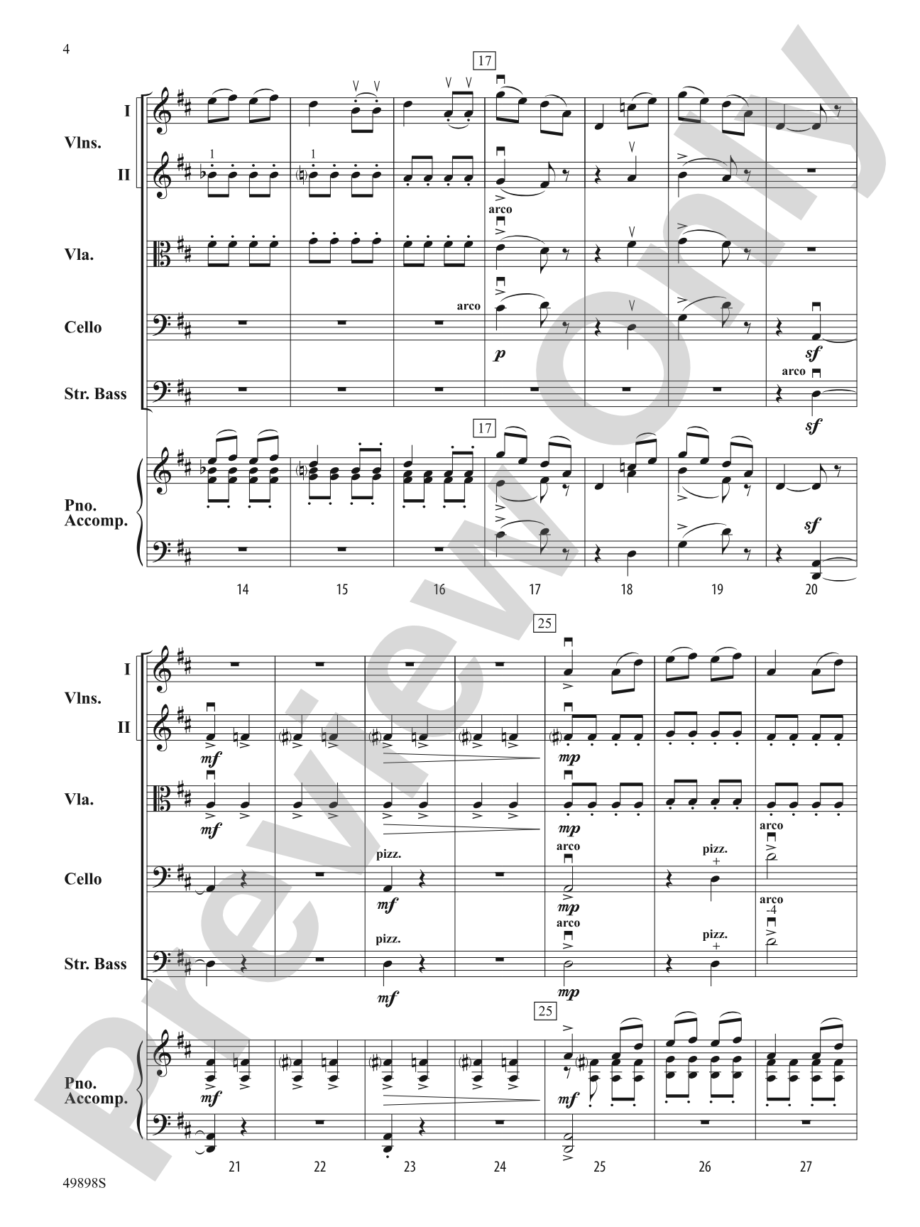 Danse: String Orchestra Conductor Score & Parts