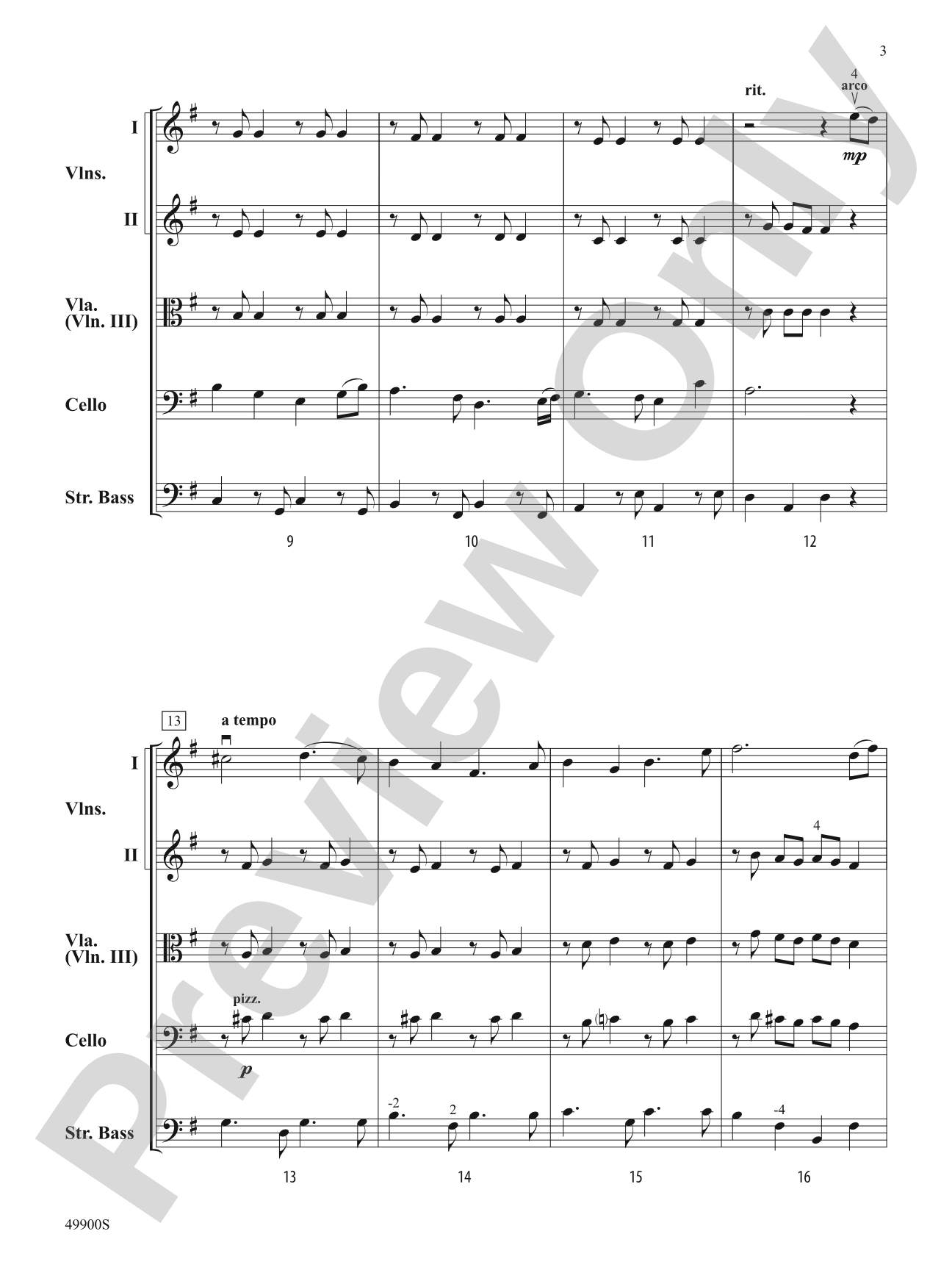 To the Moon and Back: String Orchestra Conductor Score & Parts