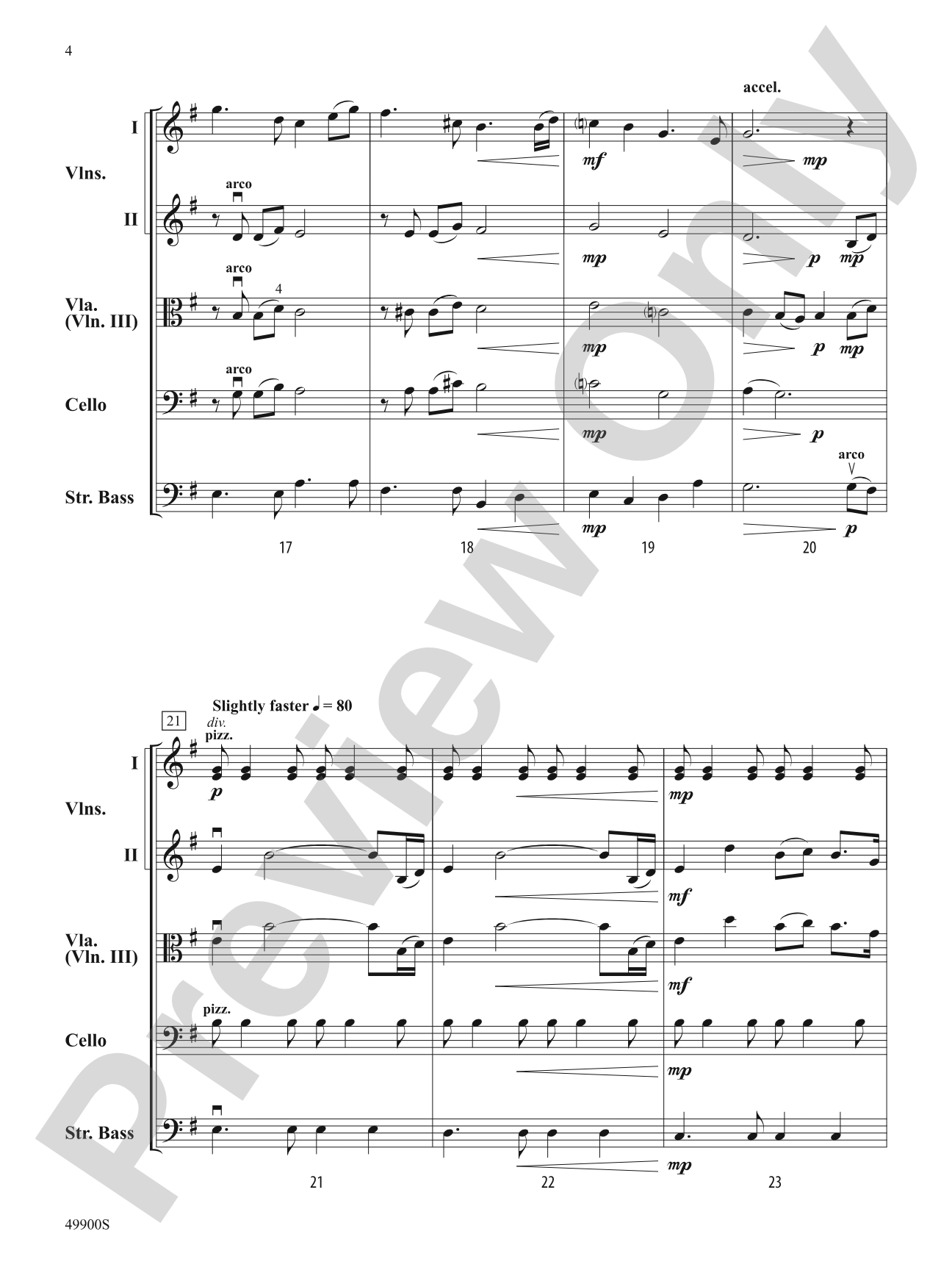 To the Moon and Back: String Orchestra Conductor Score & Parts