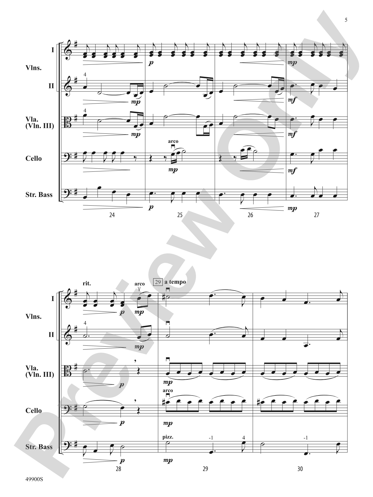 To the Moon and Back: String Orchestra Conductor Score & Parts