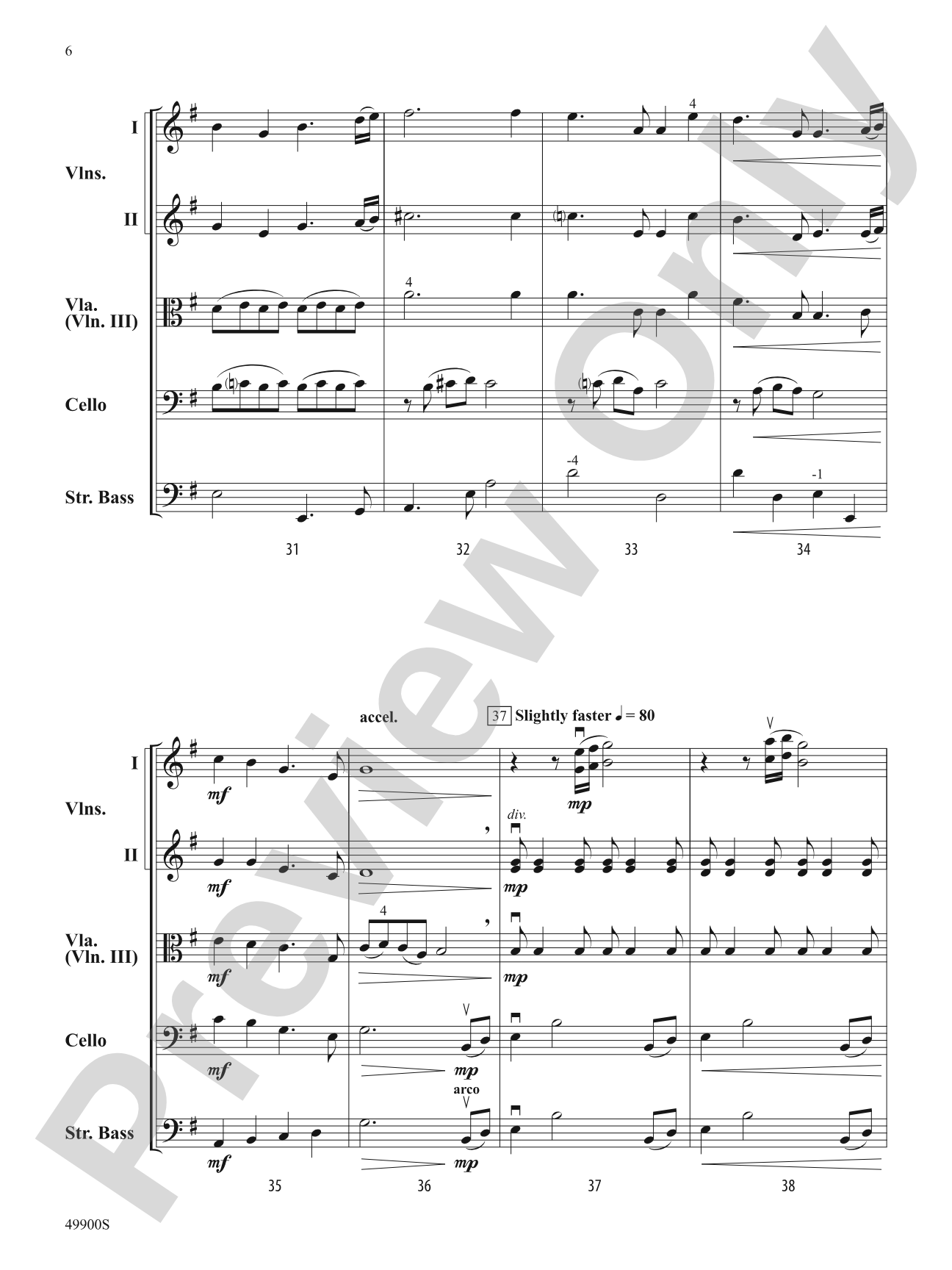 To the Moon and Back: String Orchestra Conductor Score & Parts