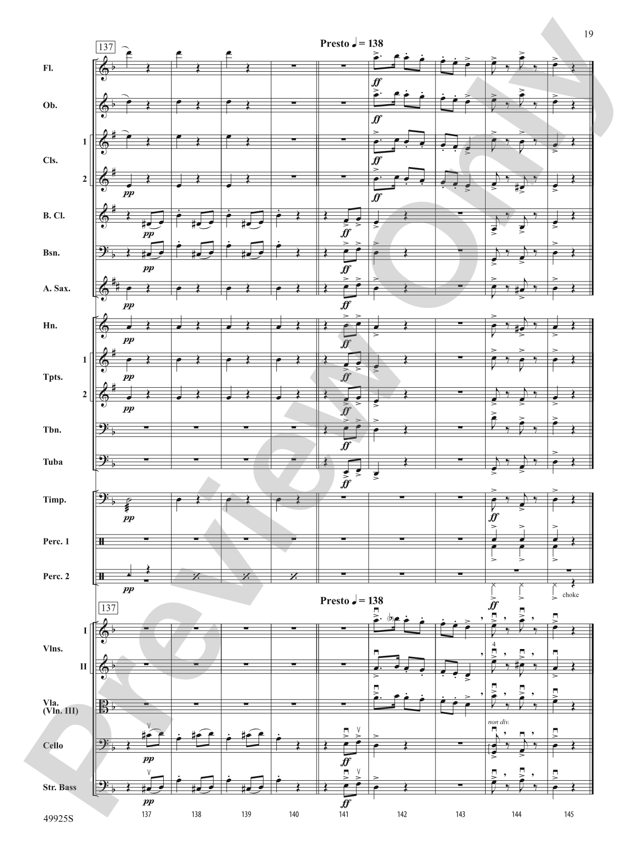 Slavonic Dance No. 7: Full Orchestra Conductor Score & Parts