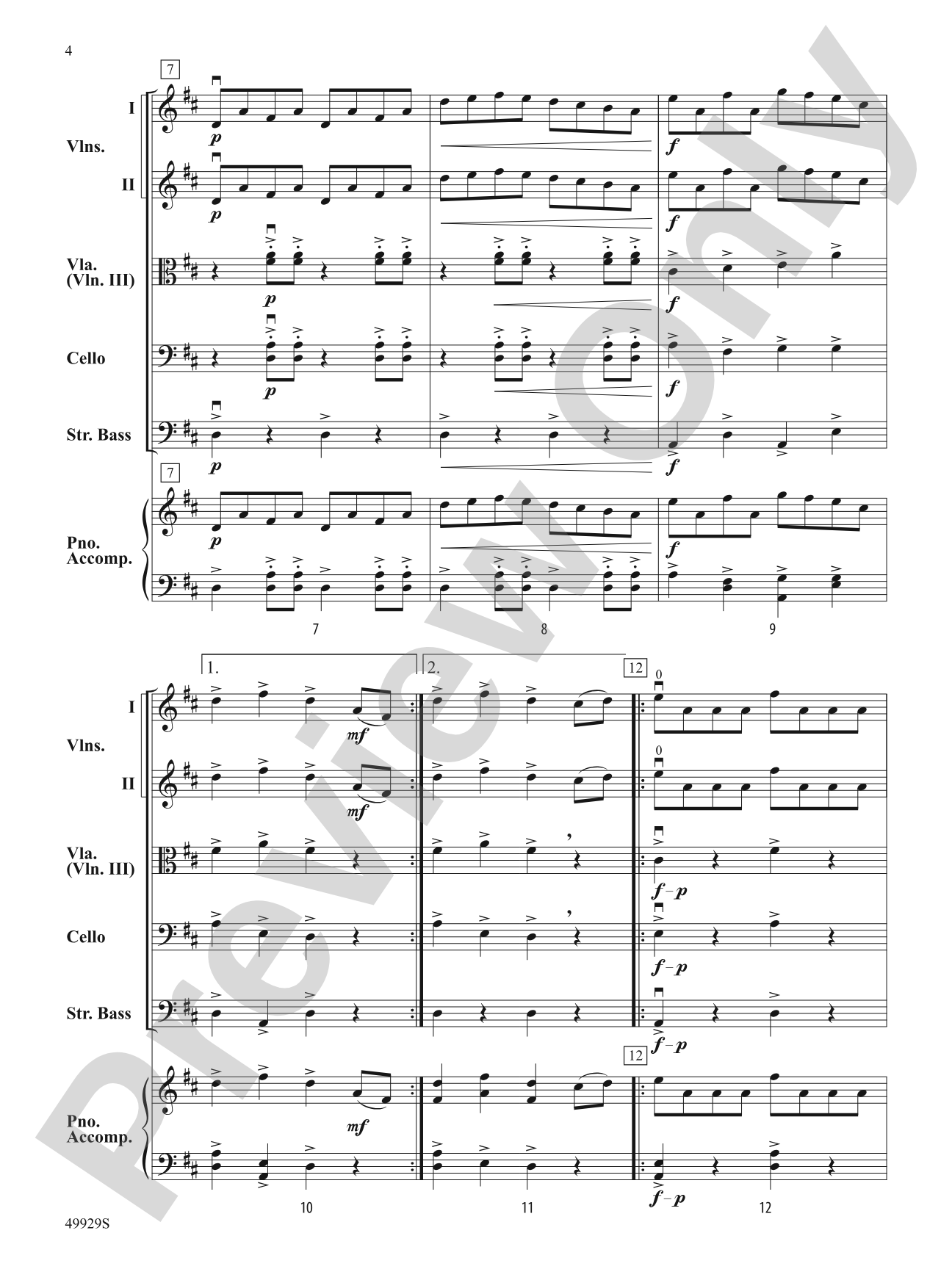 The Harvest Home: String Orchestra Conductor Score & Parts