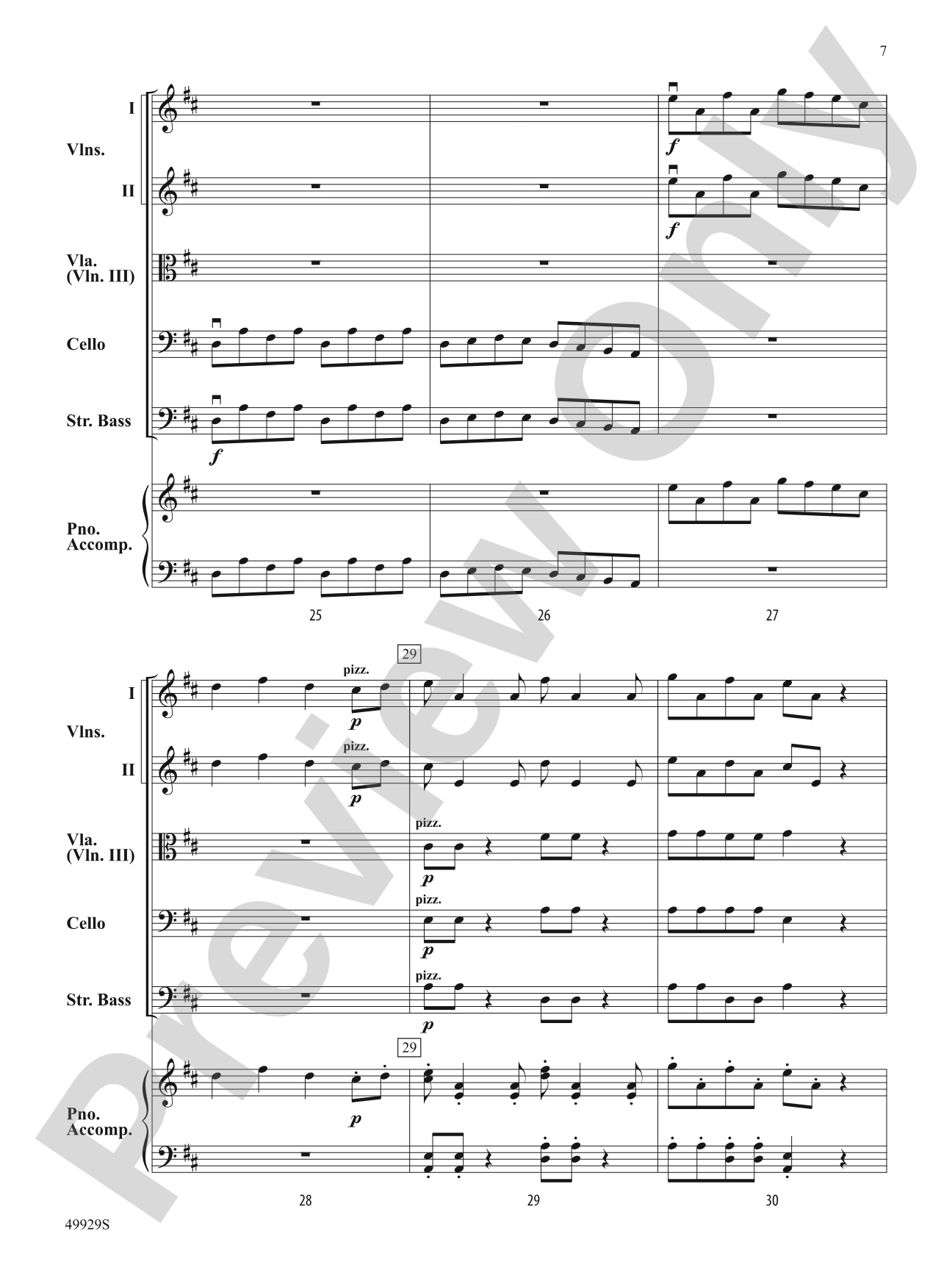 The Harvest Home: String Orchestra Conductor Score & Parts