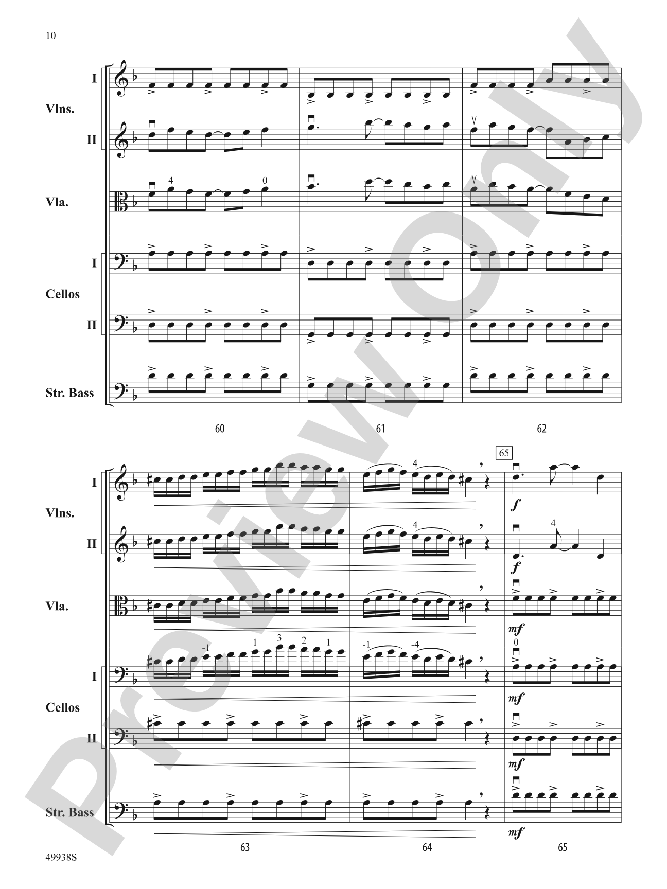 Reflections: String Orchestra Conductor Score & Parts