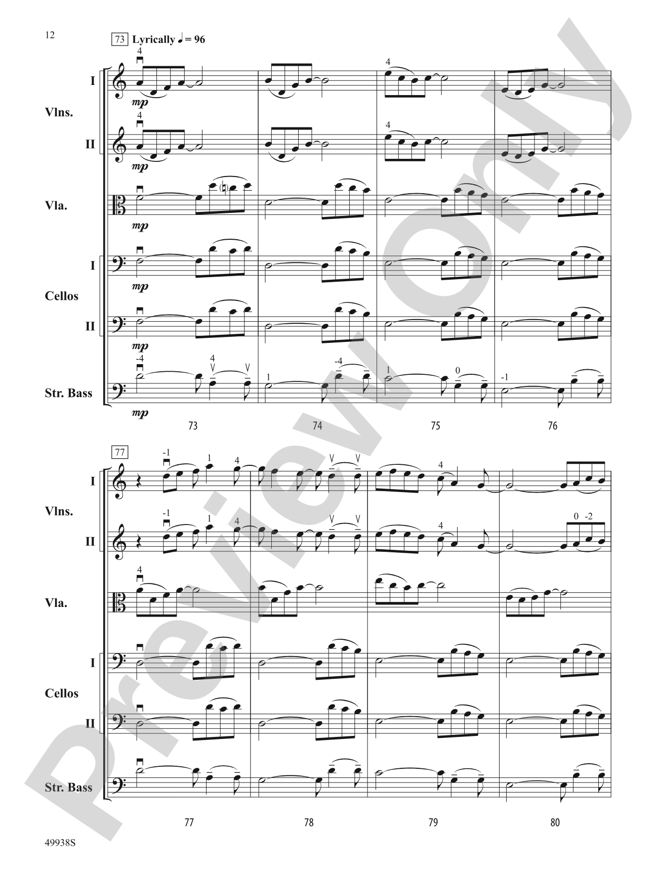 Reflections: String Orchestra Conductor Score & Parts