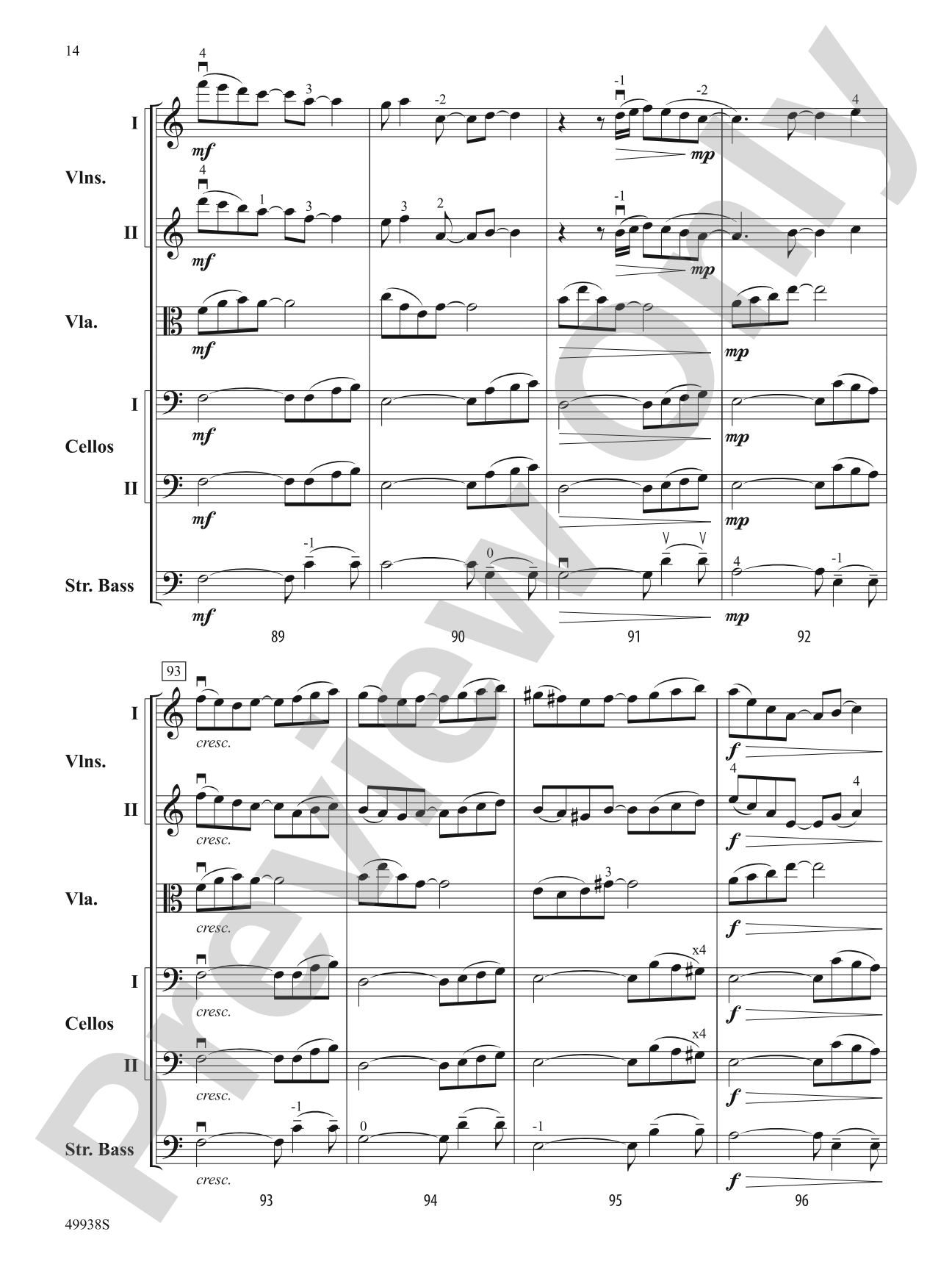 Reflections: String Orchestra Conductor Score & Parts