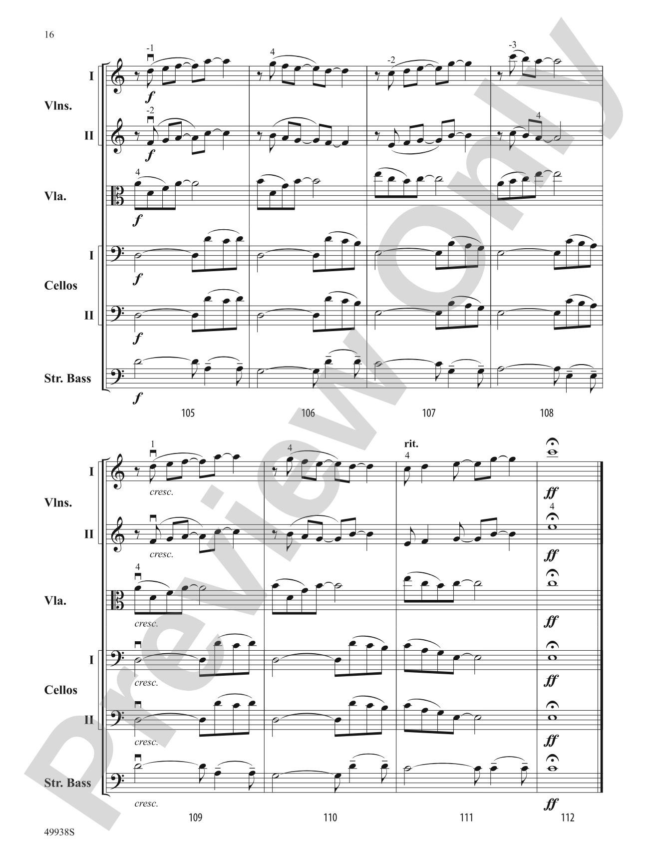 Reflections: String Orchestra Conductor Score & Parts