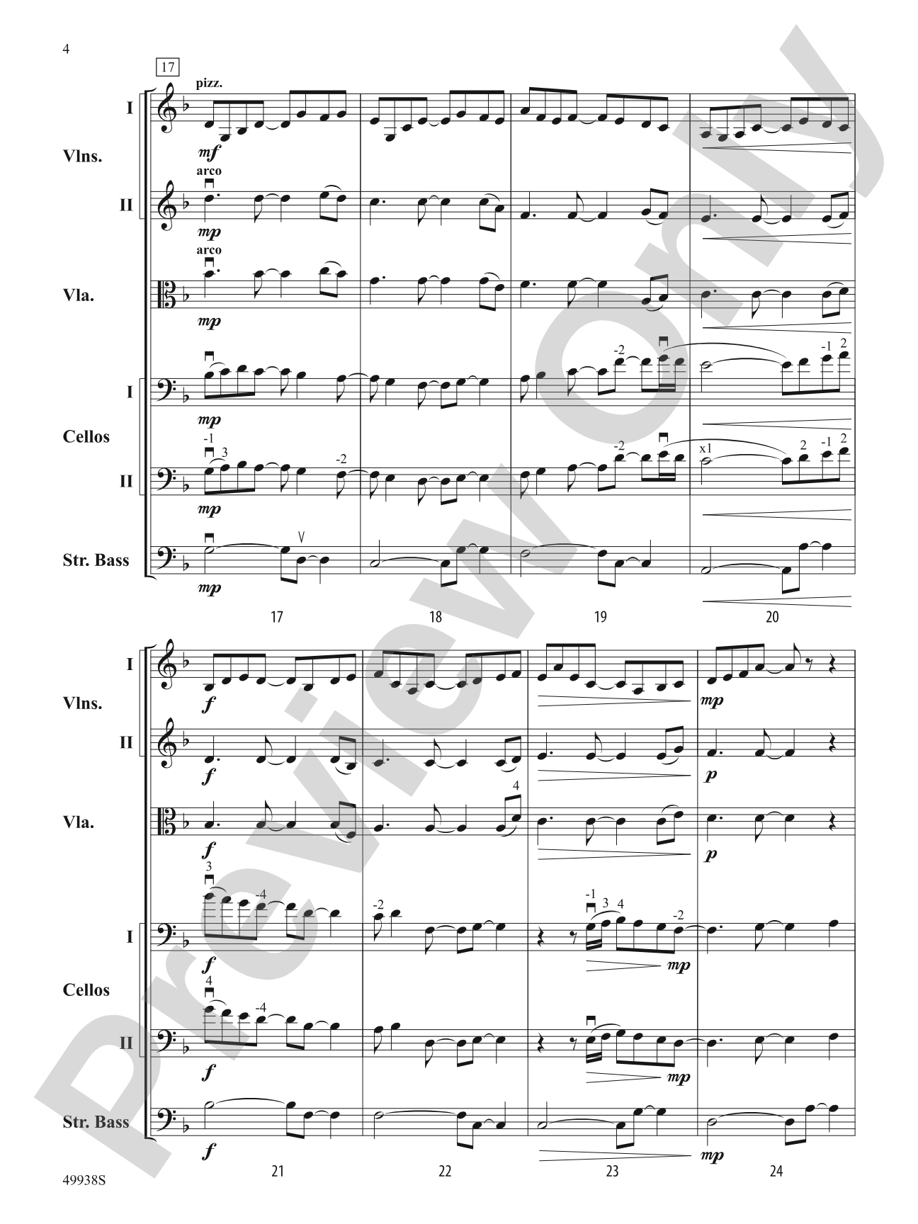 Reflections: String Orchestra Conductor Score & Parts