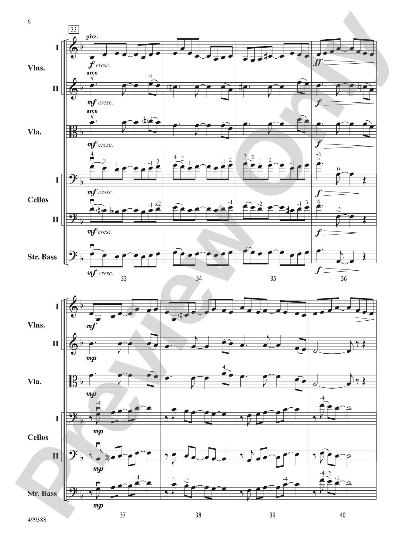 Reflections: String Orchestra Conductor Score & Parts