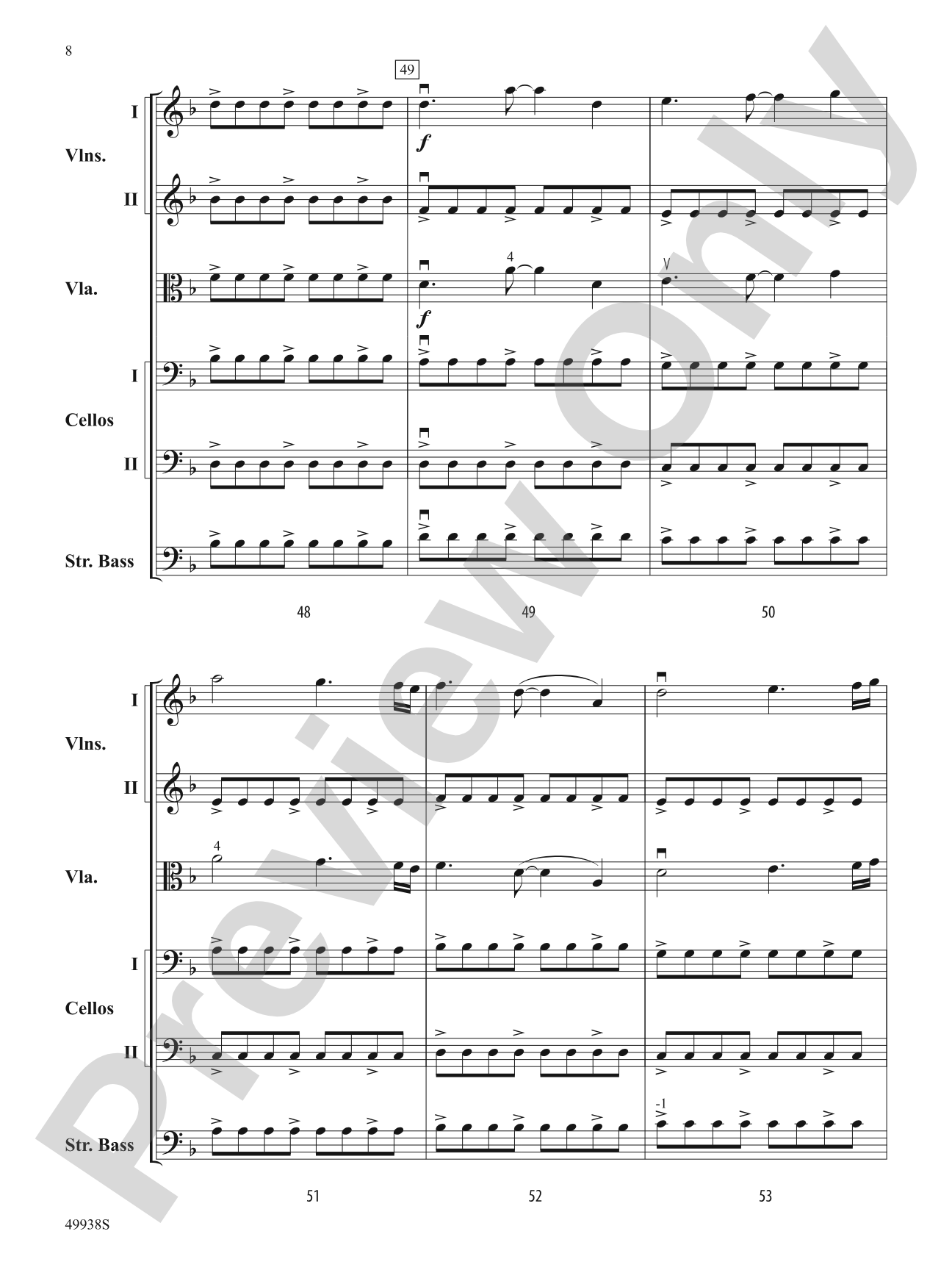 Reflections: String Orchestra Conductor Score & Parts