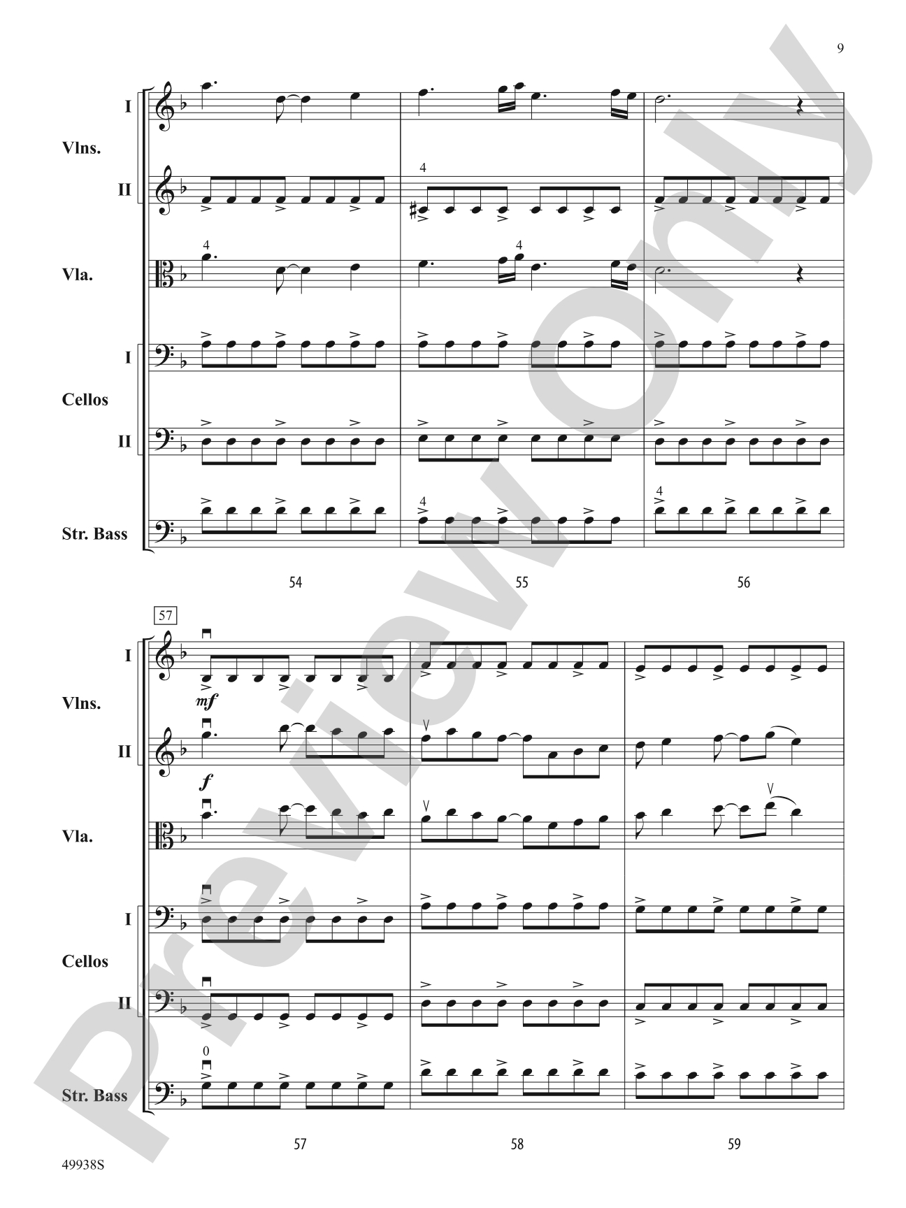 Reflections: String Orchestra Conductor Score & Parts