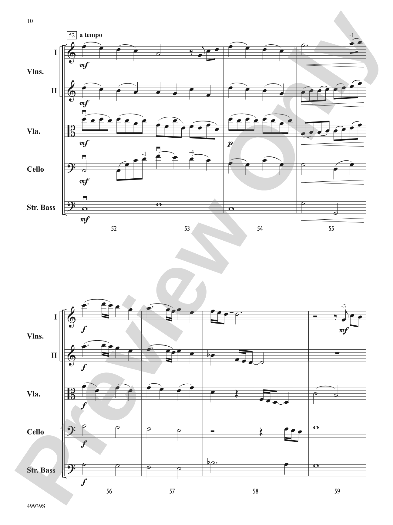 A Tender Moment in Time: String Orchestra Conductor Score & Parts