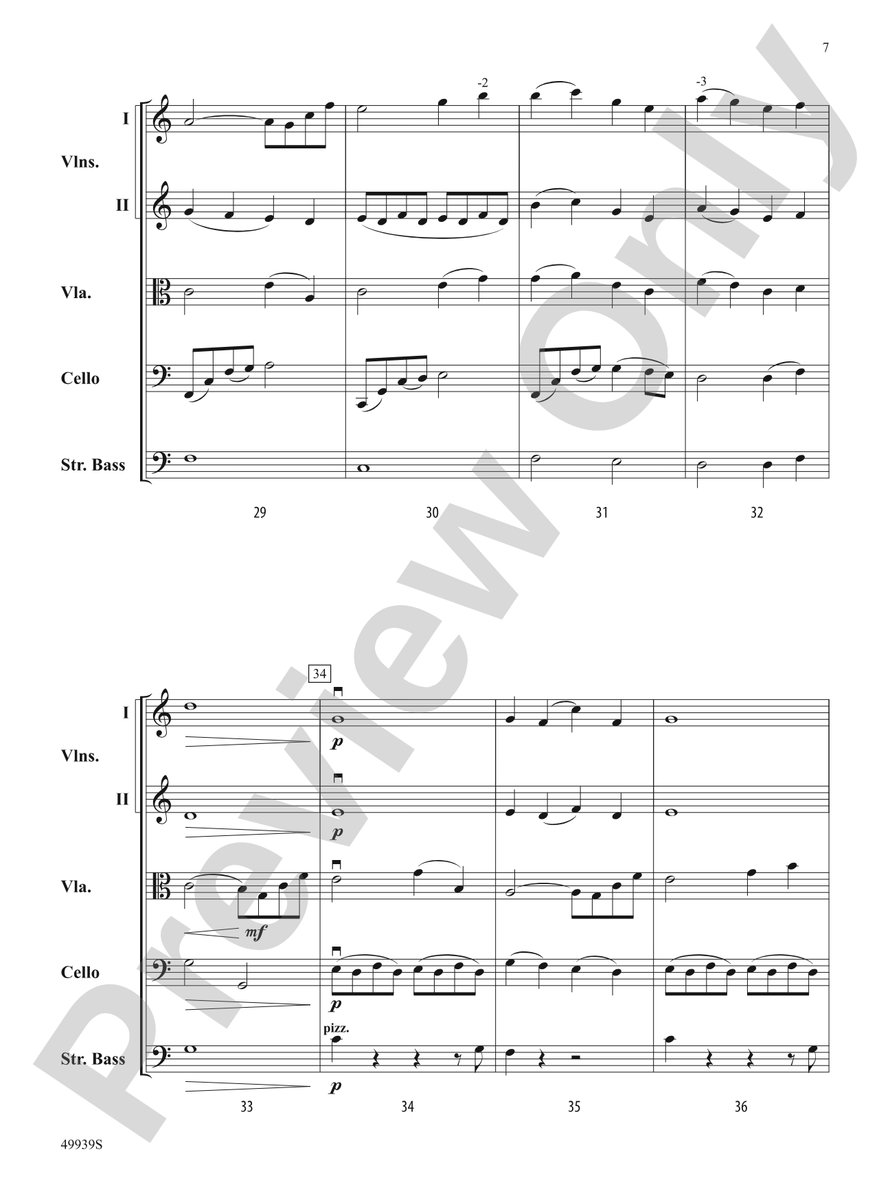 A Tender Moment in Time: String Orchestra Conductor Score & Parts