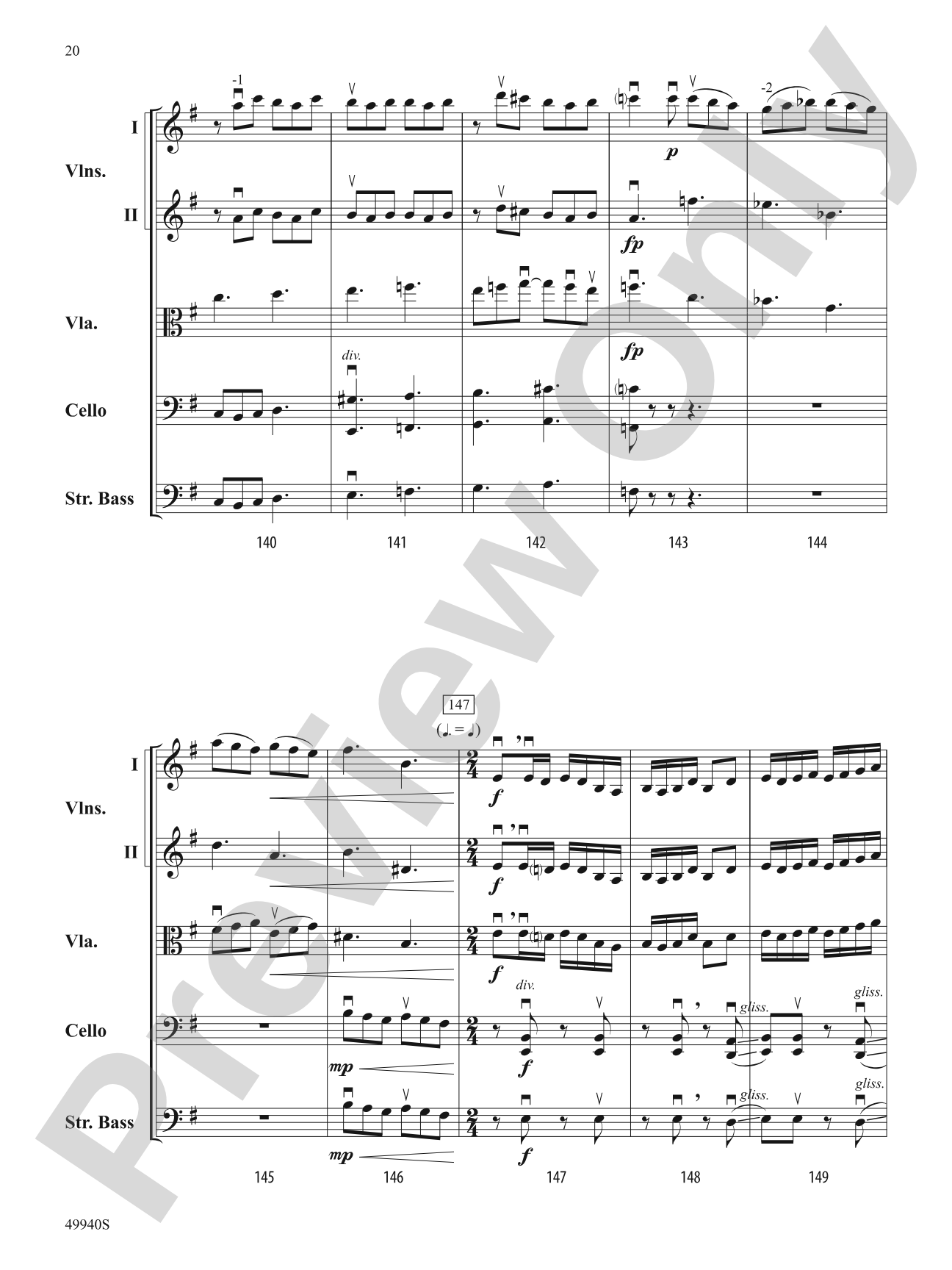 Subterranean Dialogues: Score