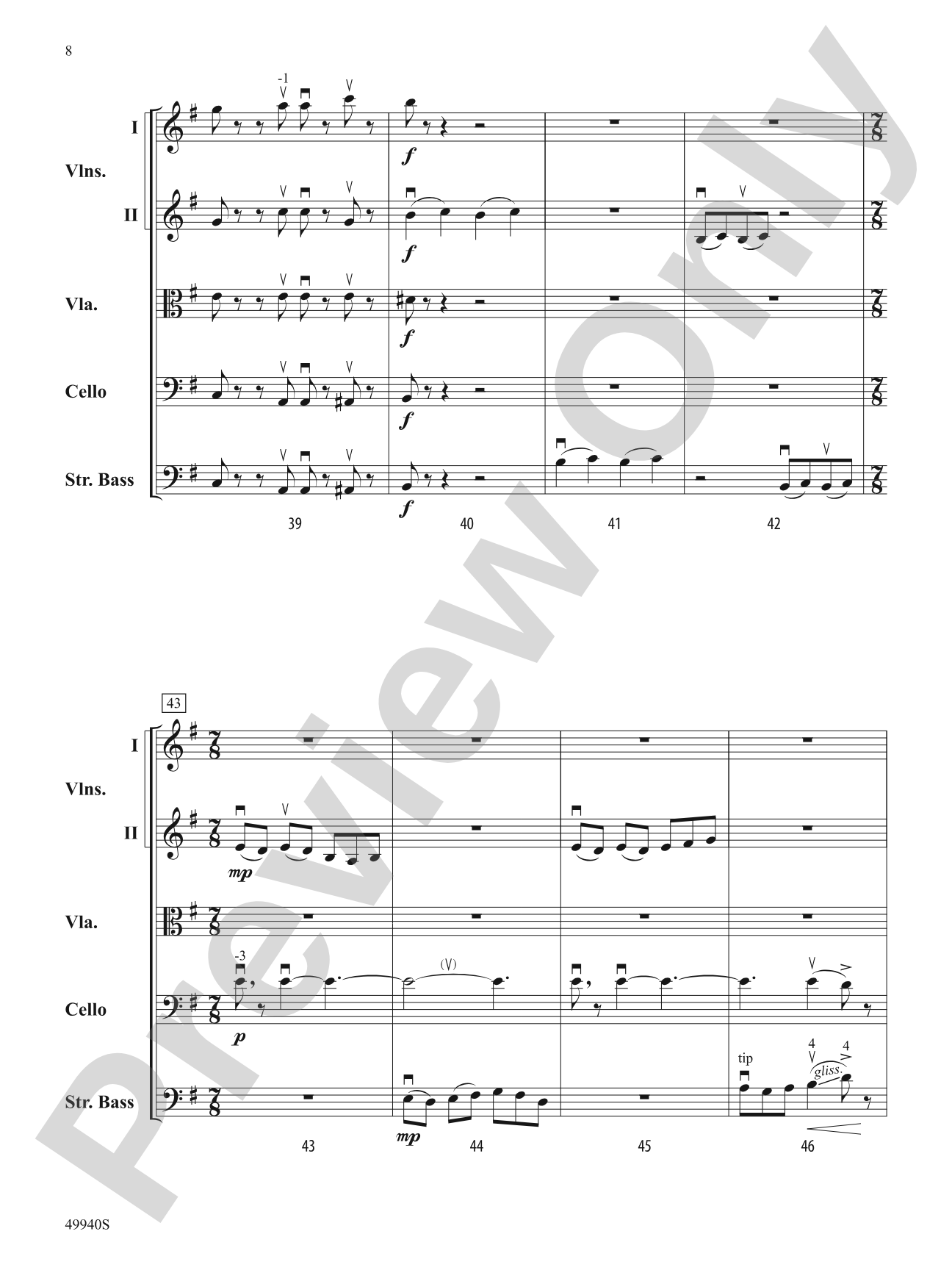 Subterranean Dialogues: Score