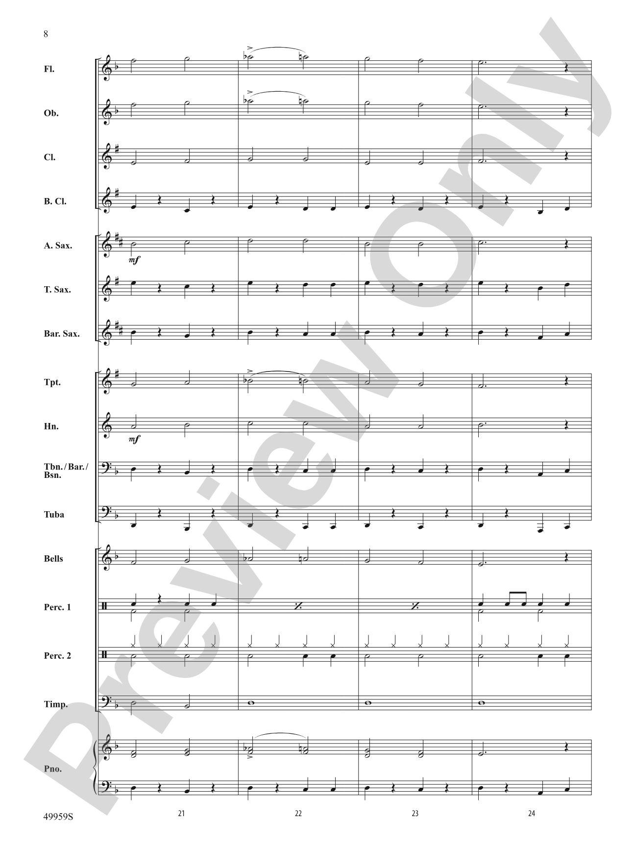 Creep It Real: Concert Band Conductor Score & Parts
