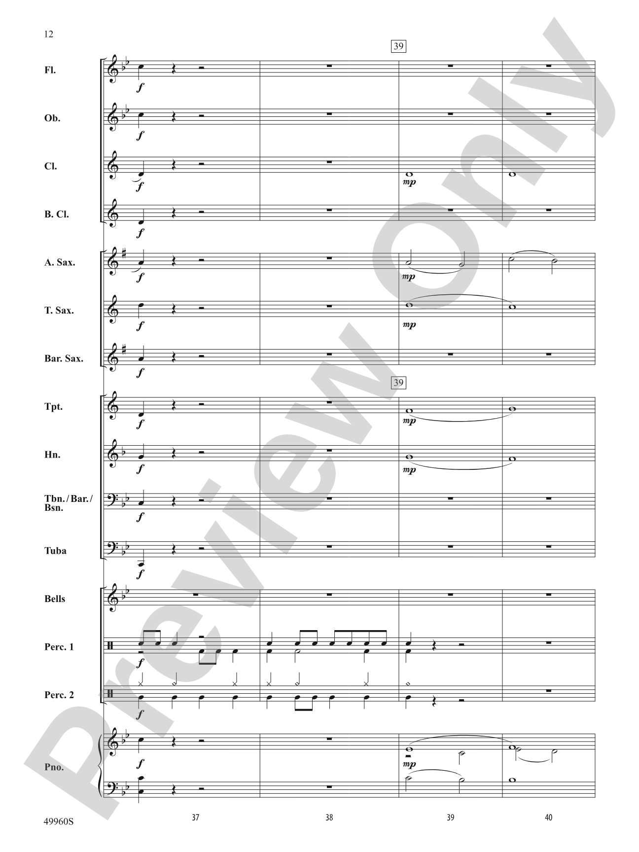 Tirade: Concert Band Conductor Score & Parts