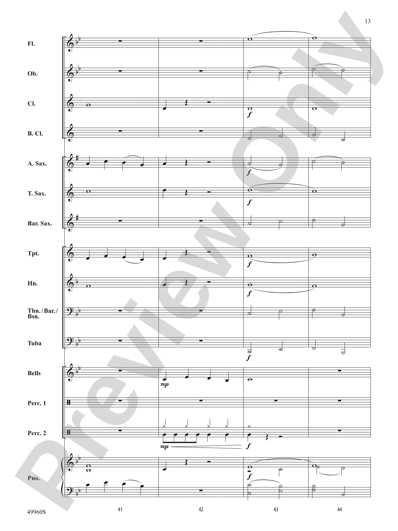 Tirade: Concert Band Conductor Score & Parts