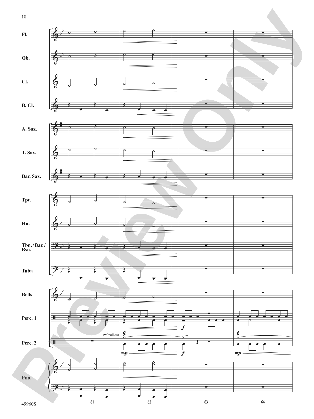 Tirade: Concert Band Conductor Score & Parts