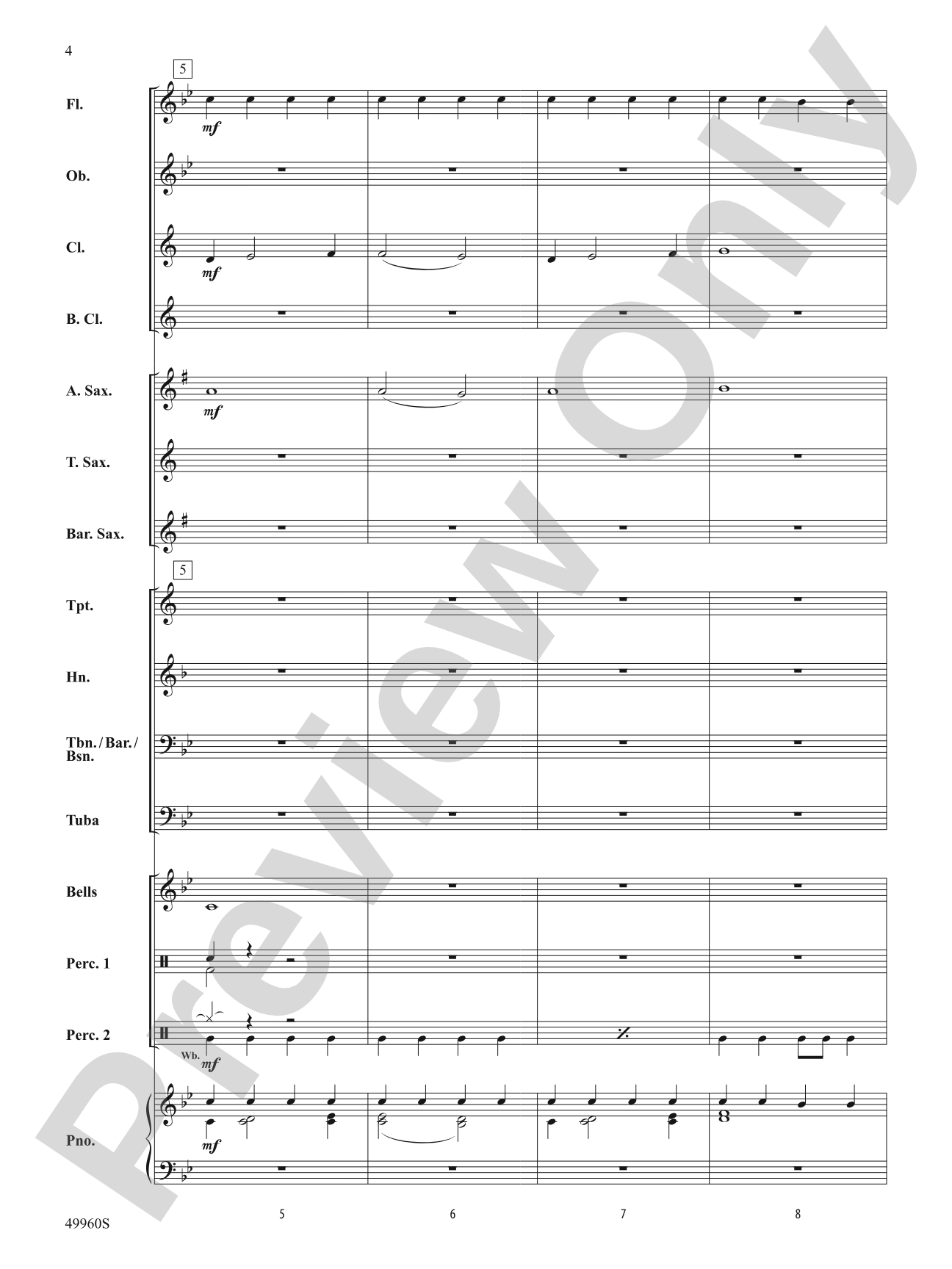 Tirade: Concert Band Conductor Score & Parts