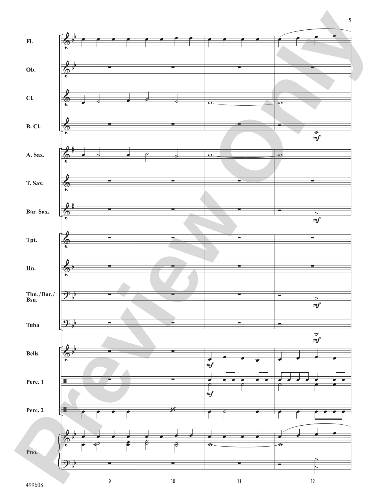 Tirade: Concert Band Conductor Score & Parts