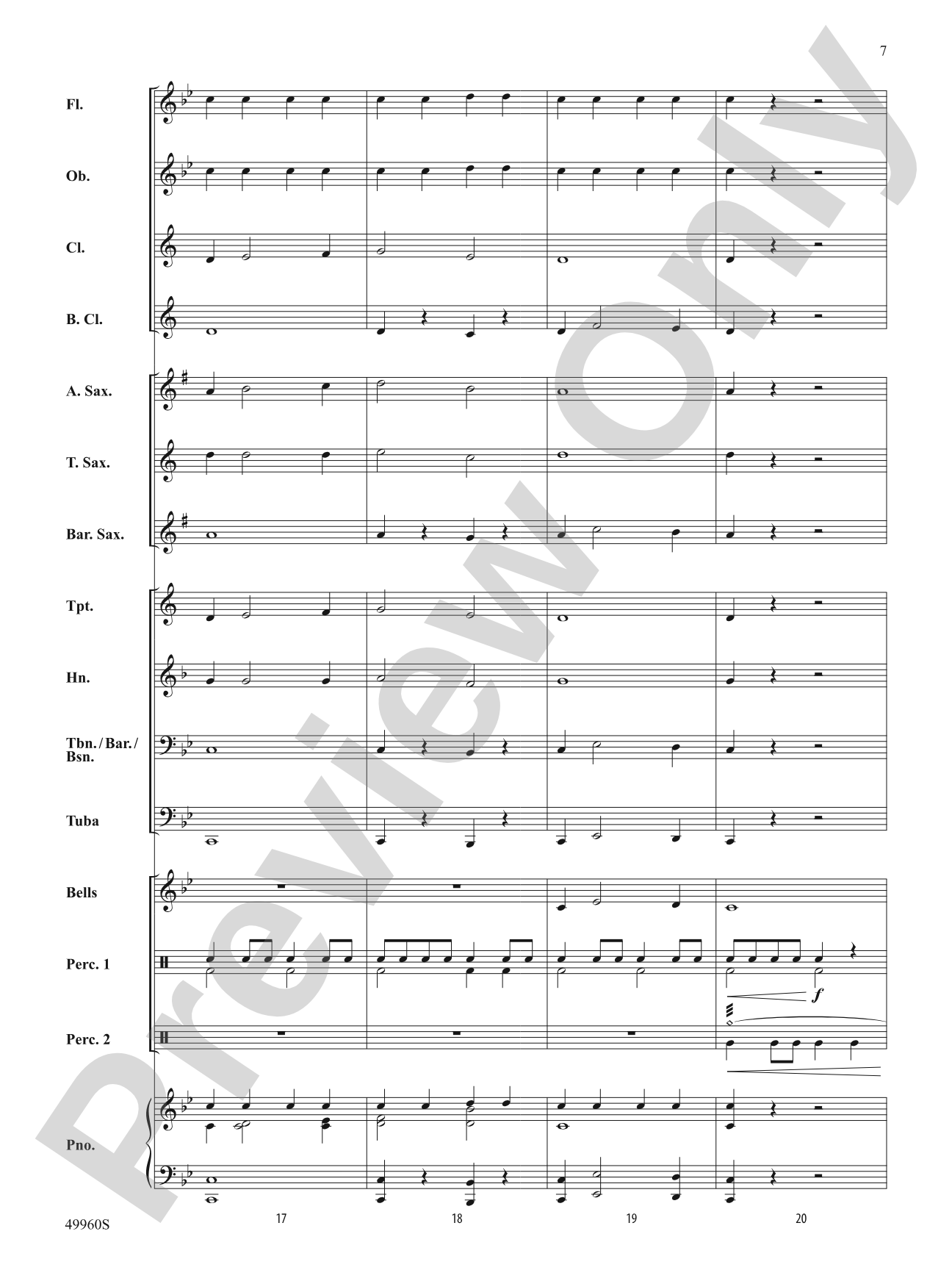 Tirade: Concert Band Conductor Score & Parts