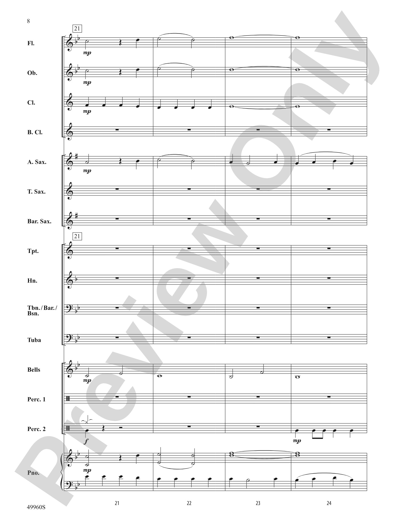 Tirade: Concert Band Conductor Score & Parts