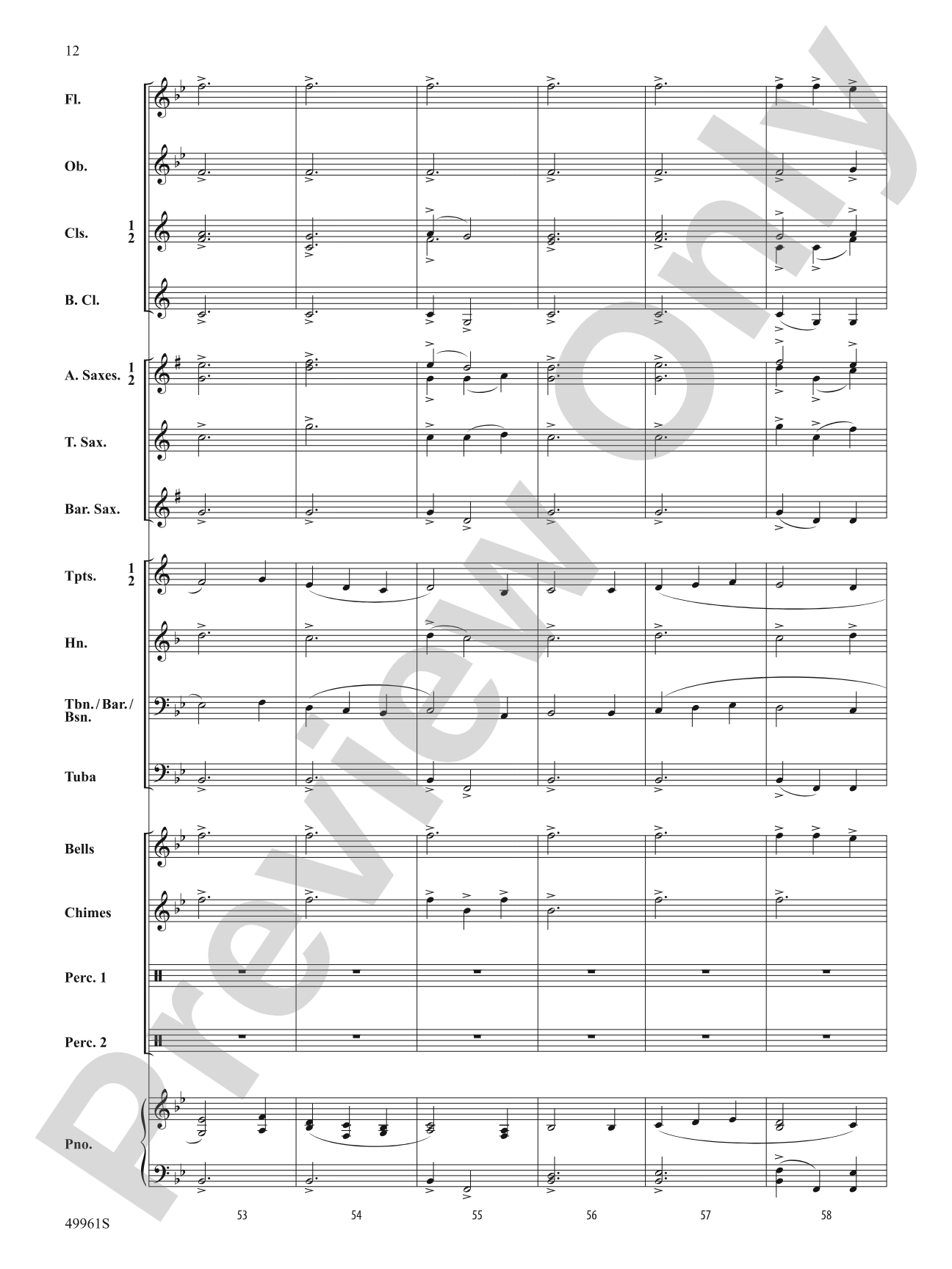 Sussex Carol: Concert Band Conductor Score & Parts