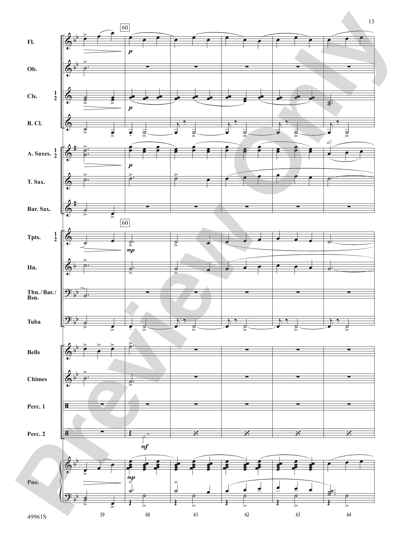 Sussex Carol: Concert Band Conductor Score & Parts