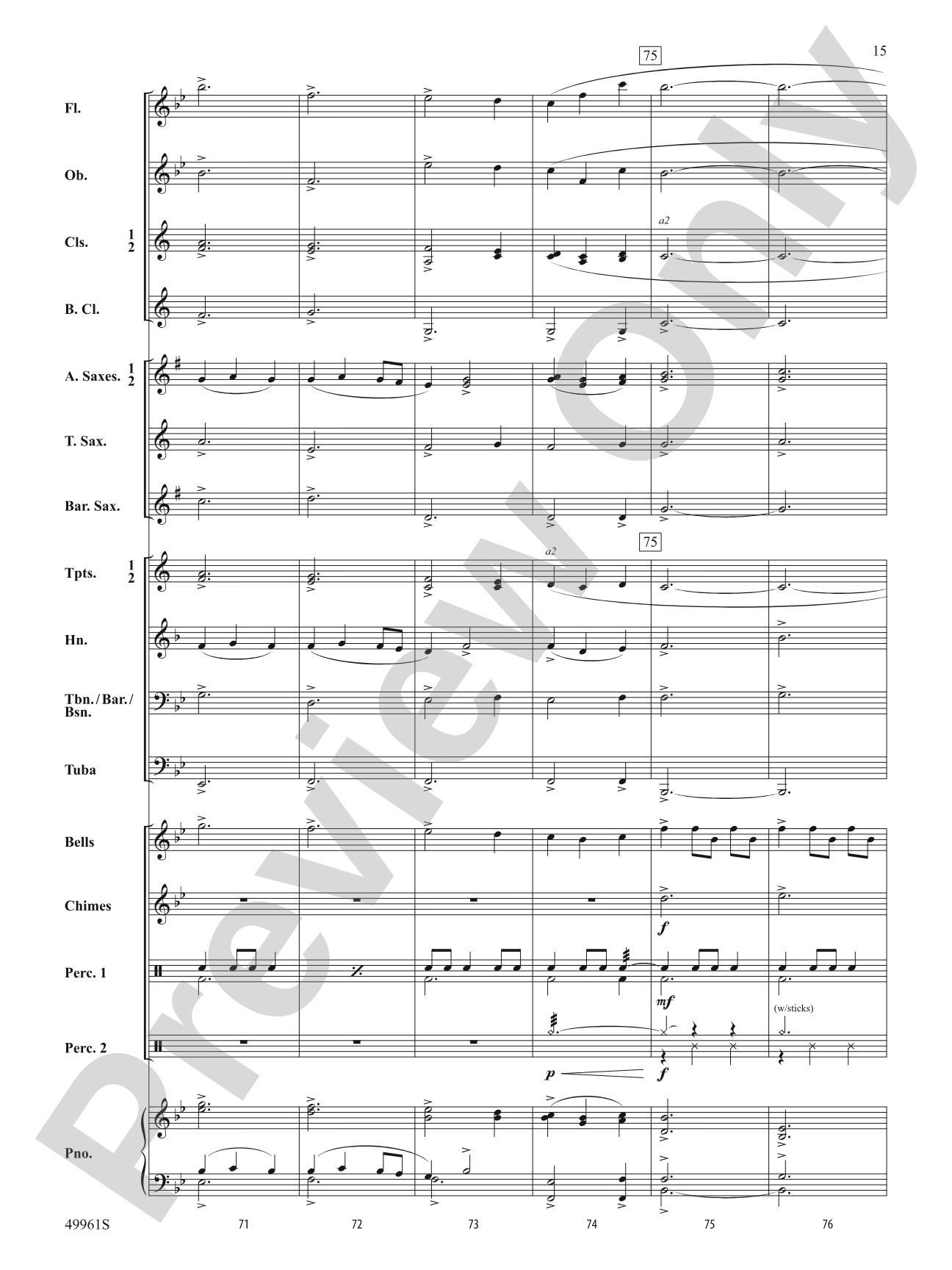 Sussex Carol: Concert Band Conductor Score & Parts
