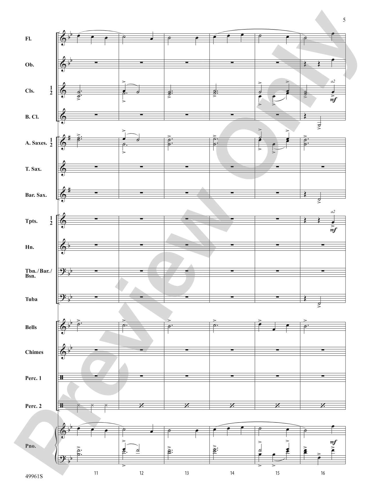 Sussex Carol: Concert Band Conductor Score & Parts