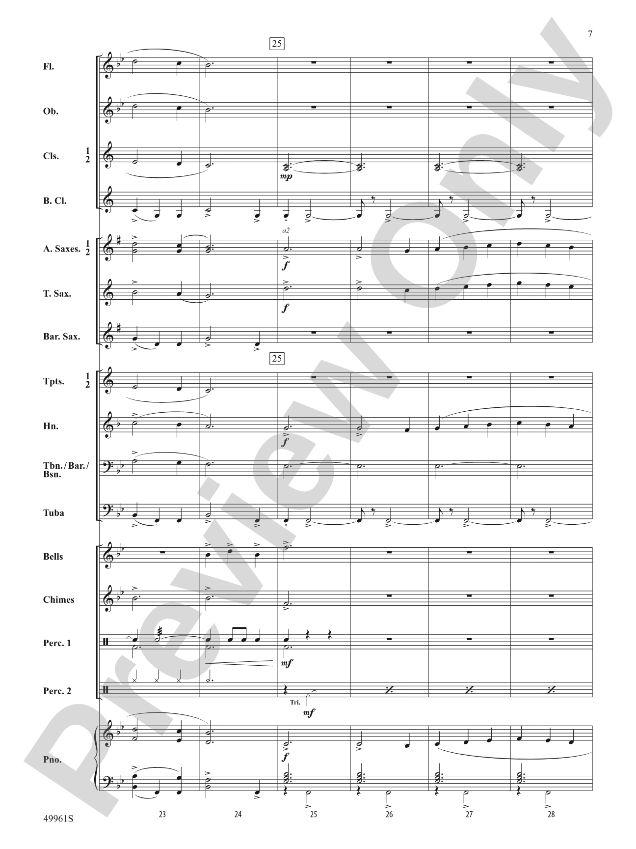 Sussex Carol: Concert Band Conductor Score & Parts
