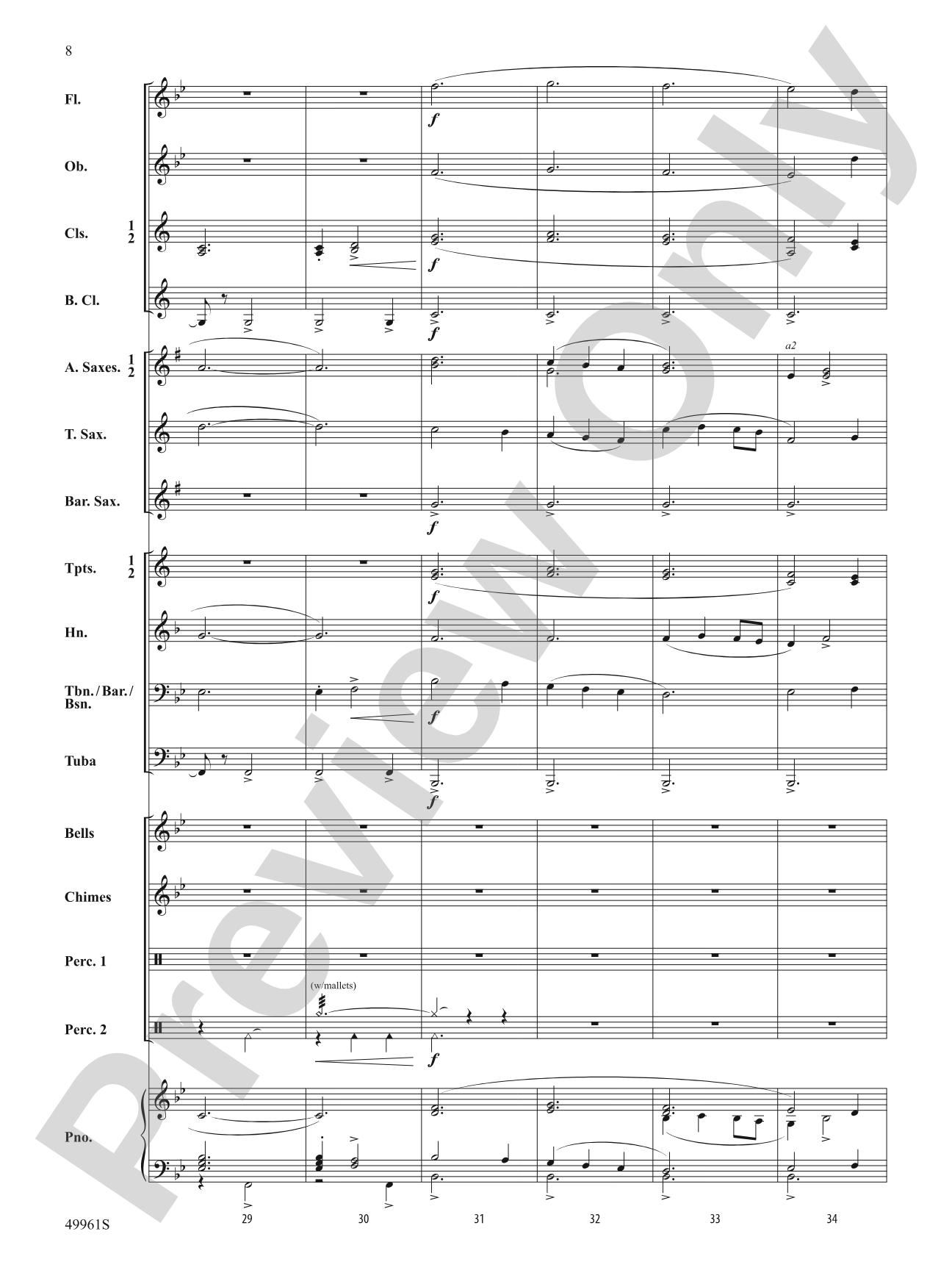 Sussex Carol: Concert Band Conductor Score & Parts