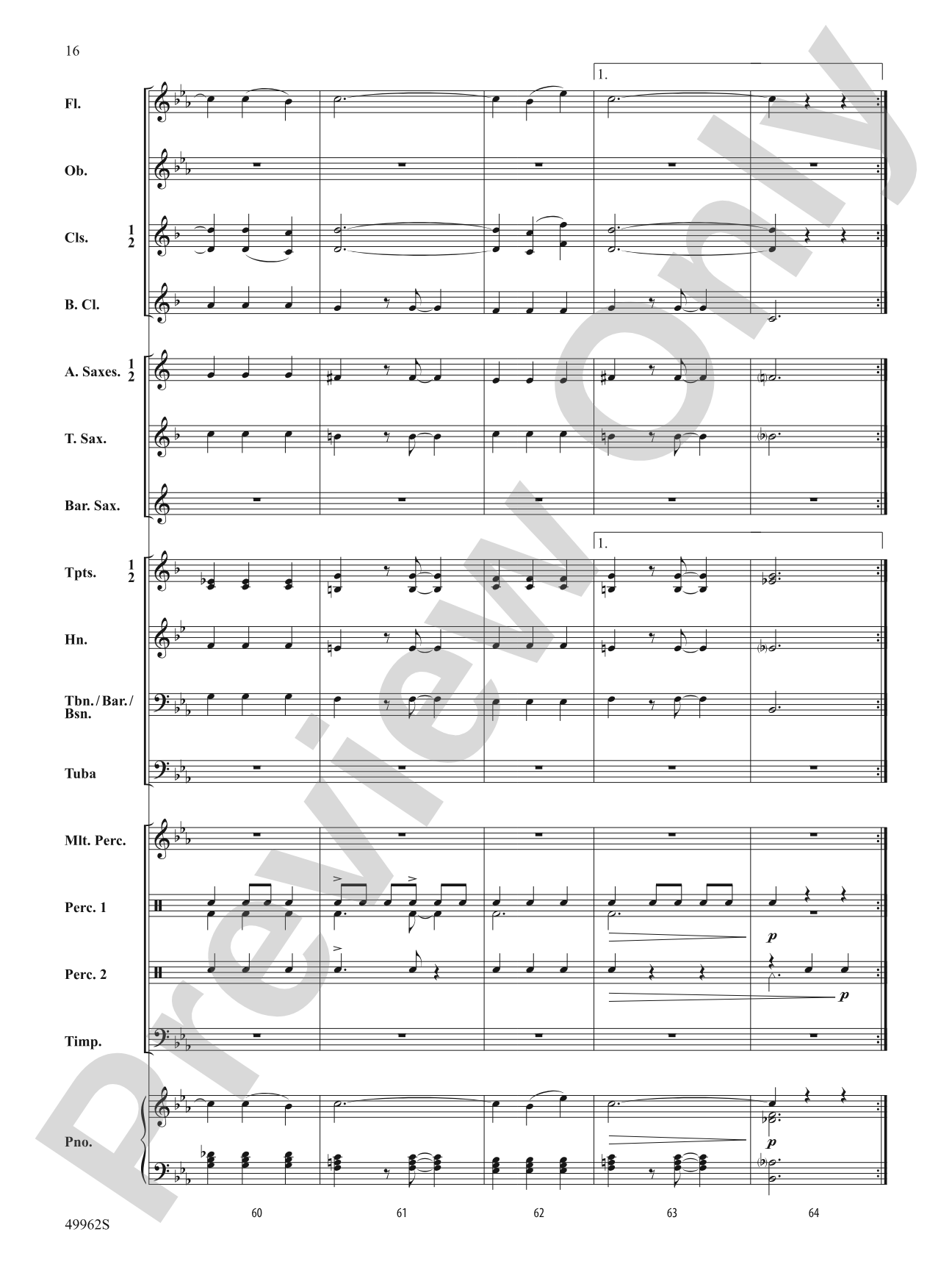 Cornerstone Celebration: Concert Band Conductor Score & Parts
