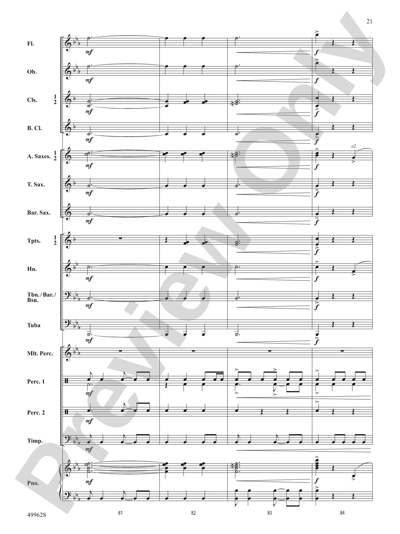 Cornerstone Celebration: Concert Band Conductor Score & Parts