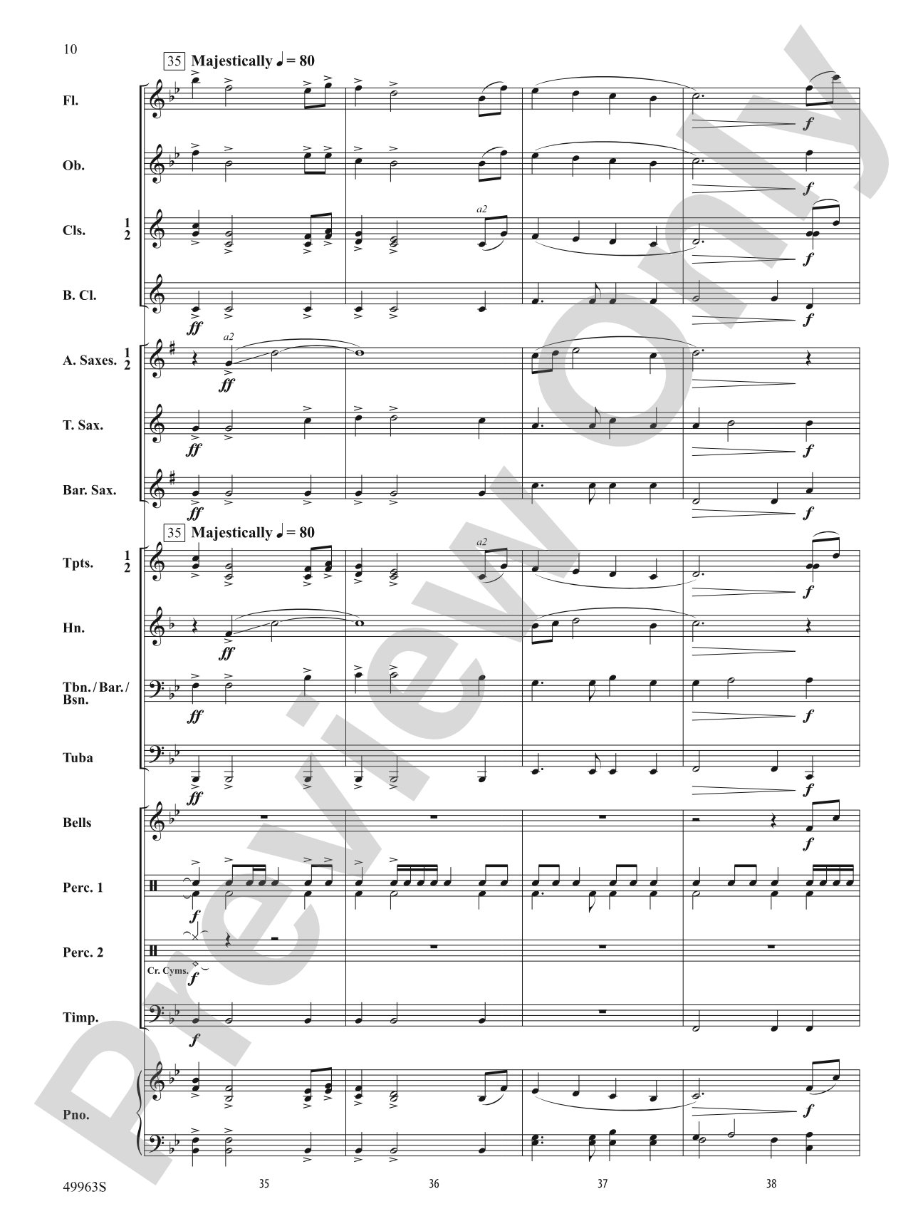 "Among the Stars, You'll Shine": Concert Band Conductor Score & Parts
