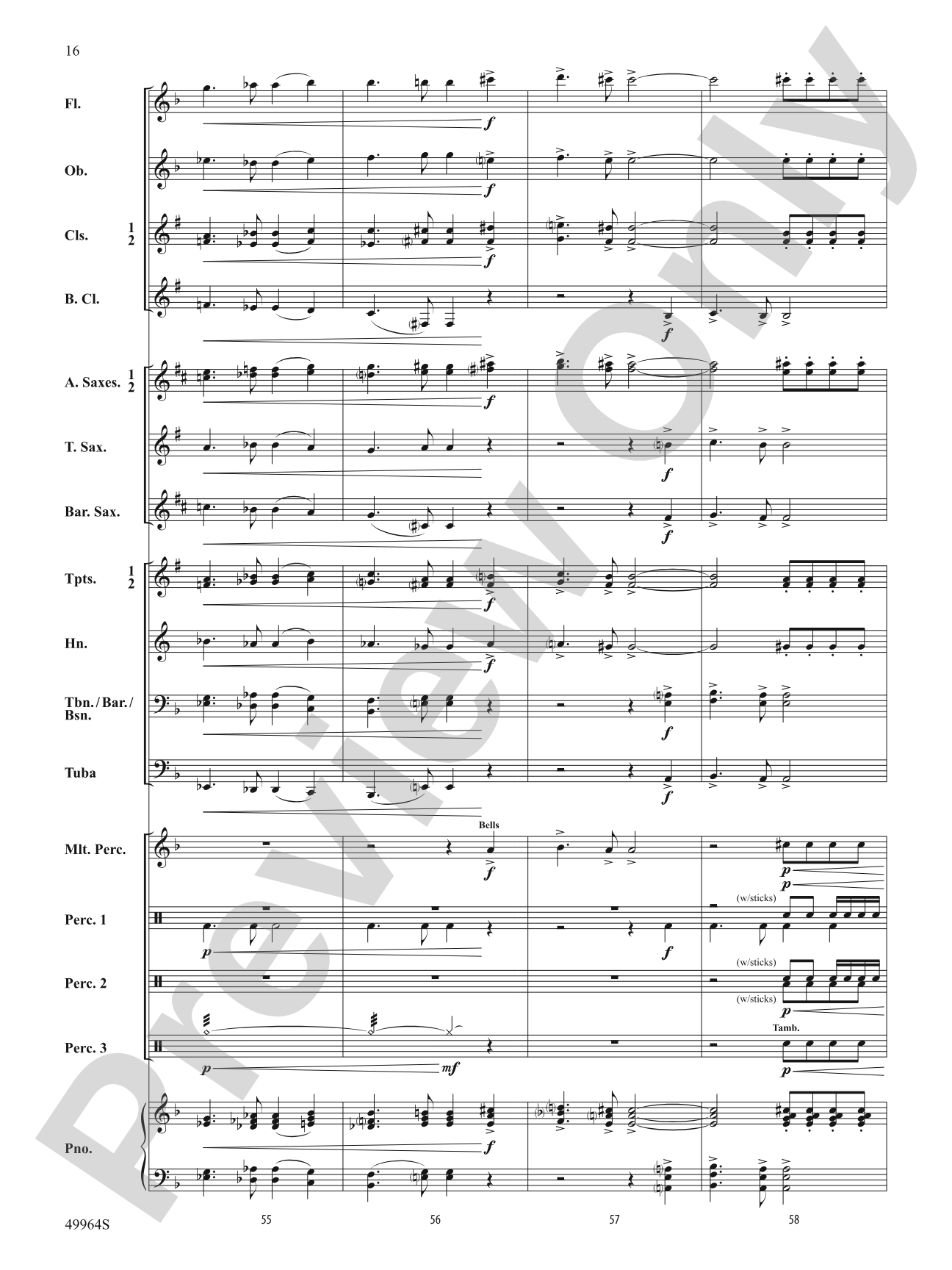 Battle Cry: Concert Band Conductor Score & Parts