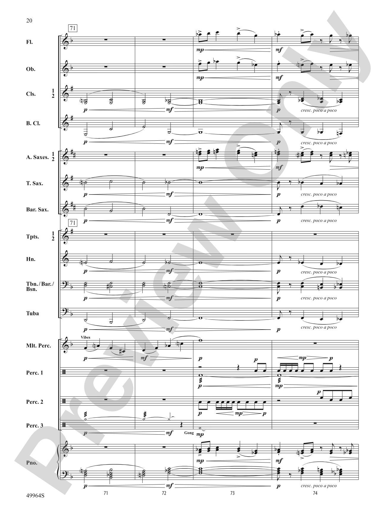 Battle Cry: Concert Band Conductor Score & Parts