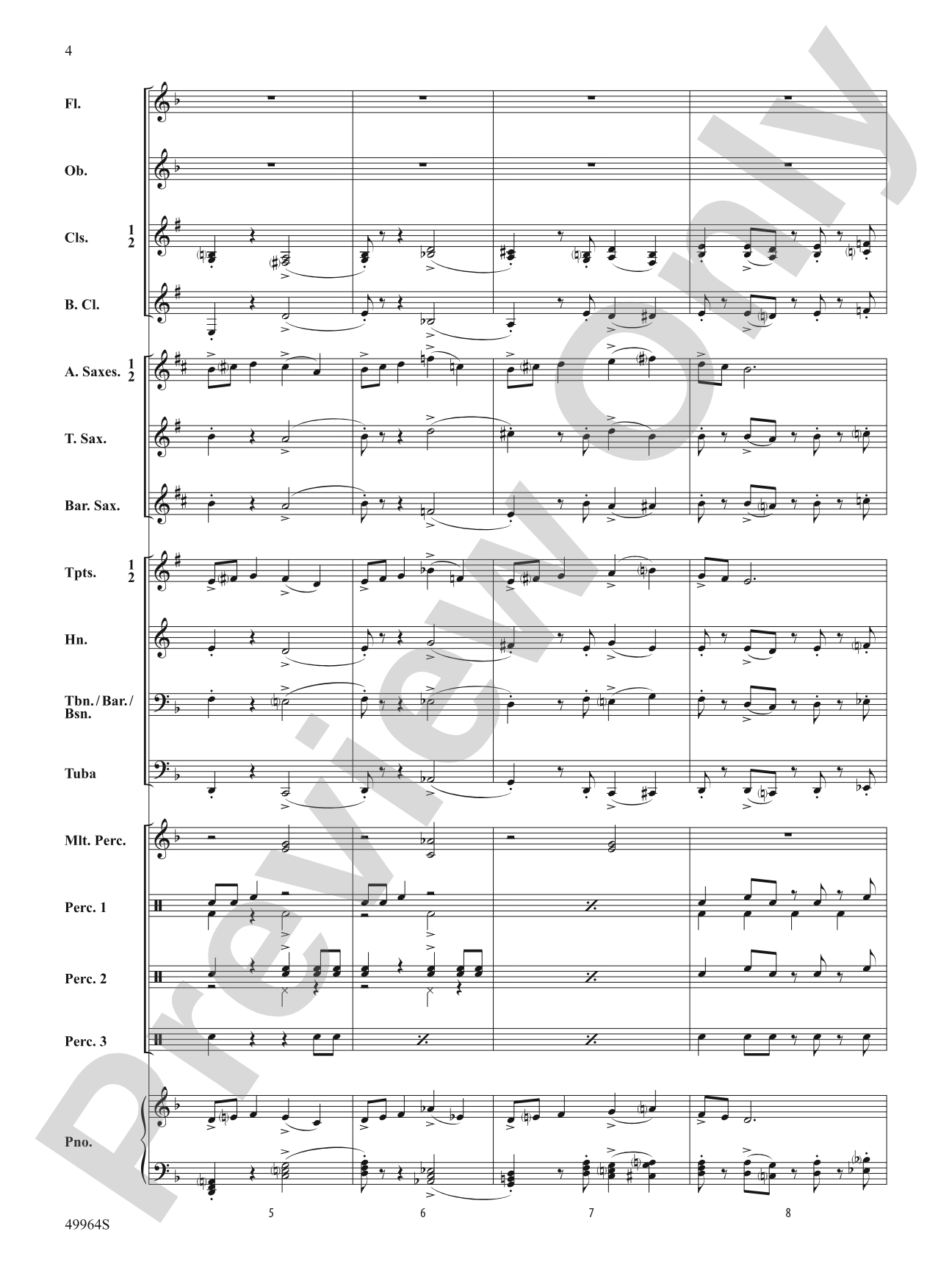 Battle Cry: Concert Band Conductor Score & Parts