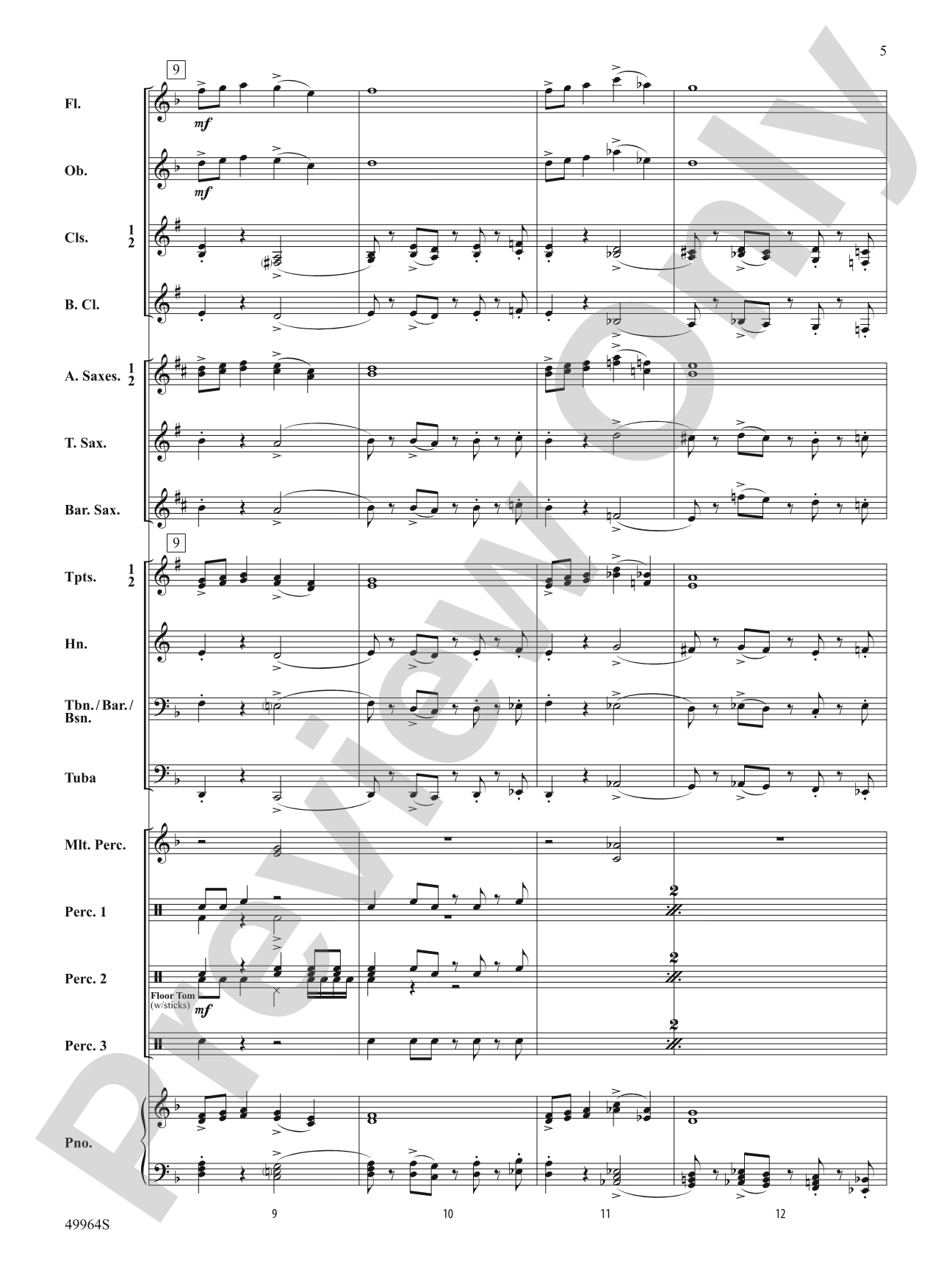 Battle Cry: Concert Band Conductor Score & Parts