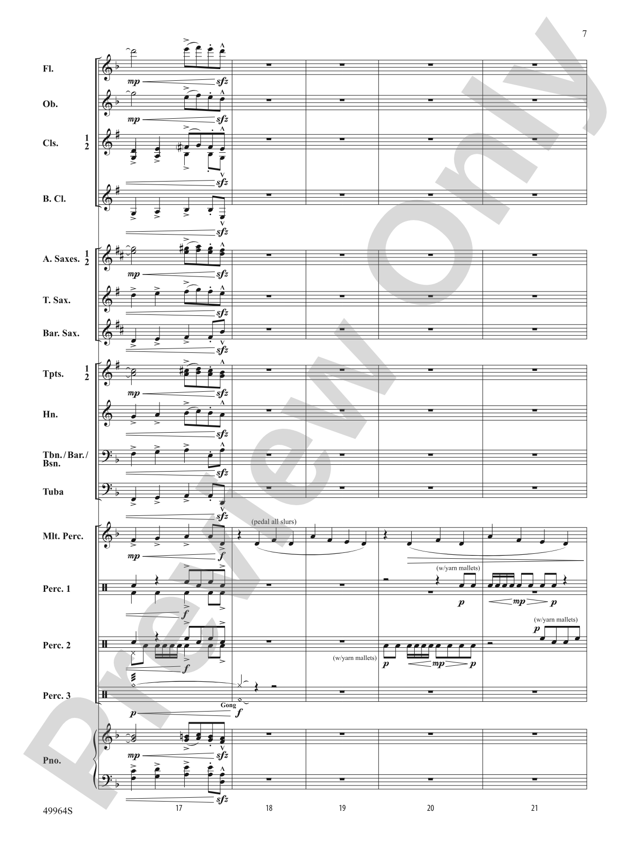 Battle Cry: Concert Band Conductor Score & Parts