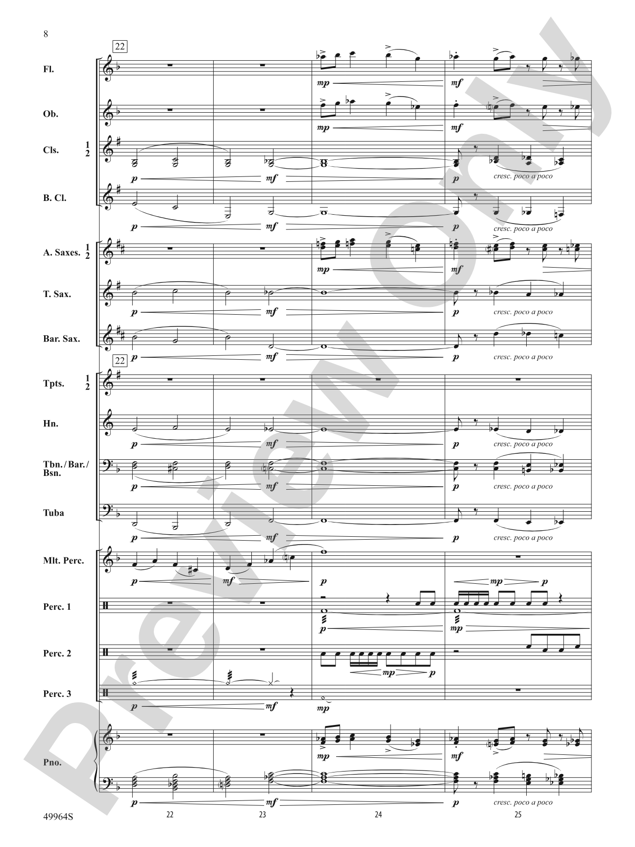 Battle Cry: Concert Band Conductor Score & Parts