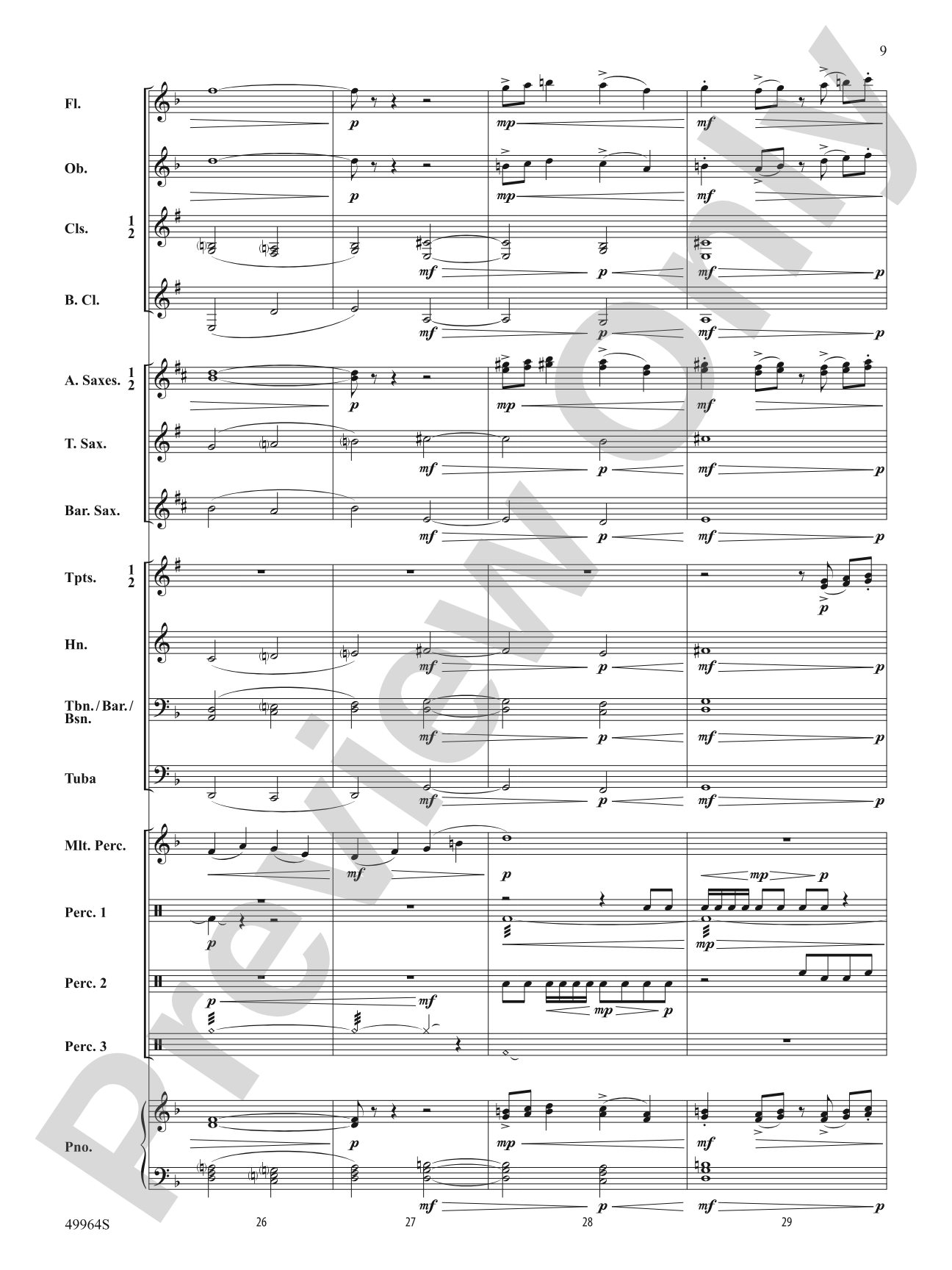 Battle Cry: Concert Band Conductor Score & Parts