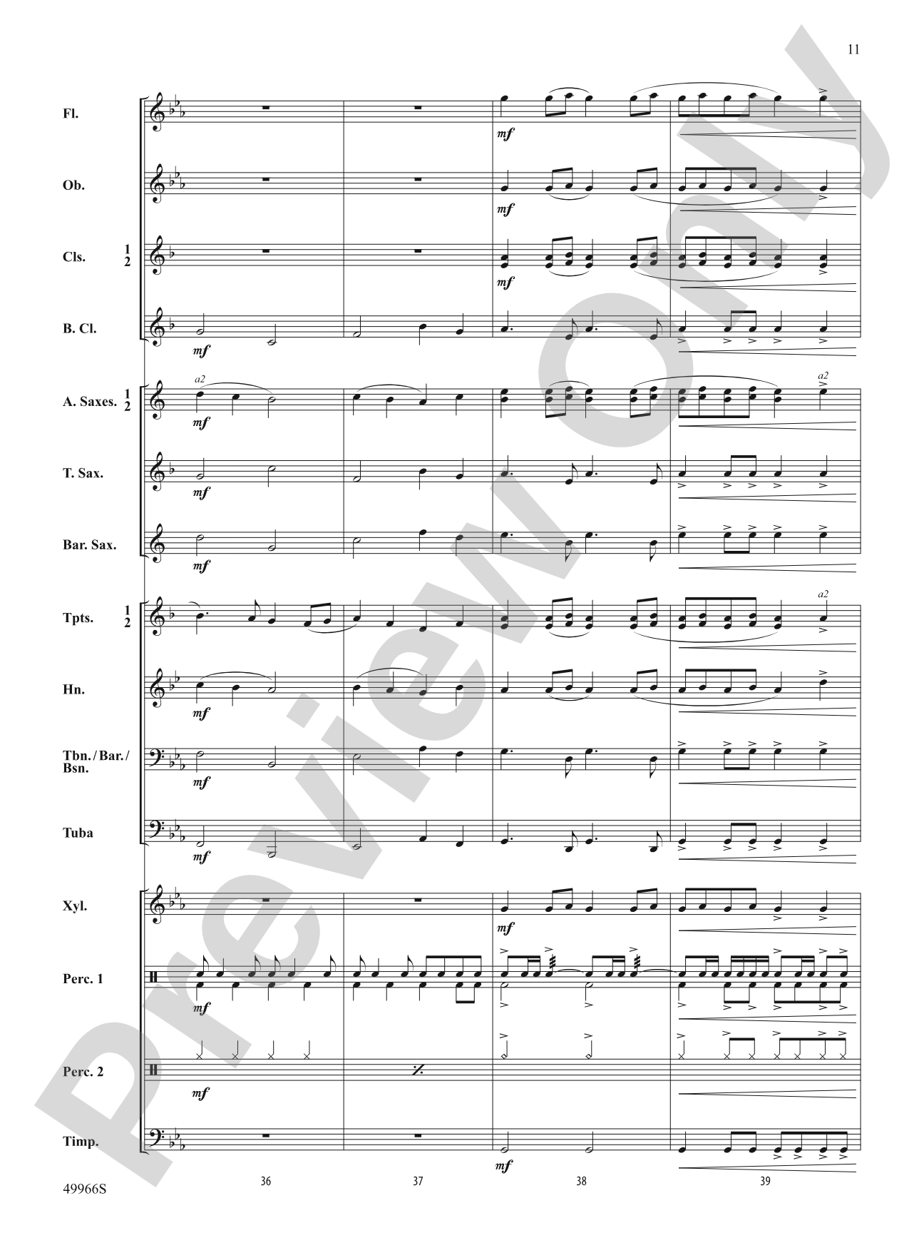 High Desert March: Score