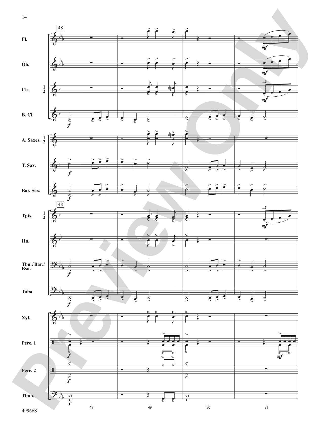 High Desert March: Score